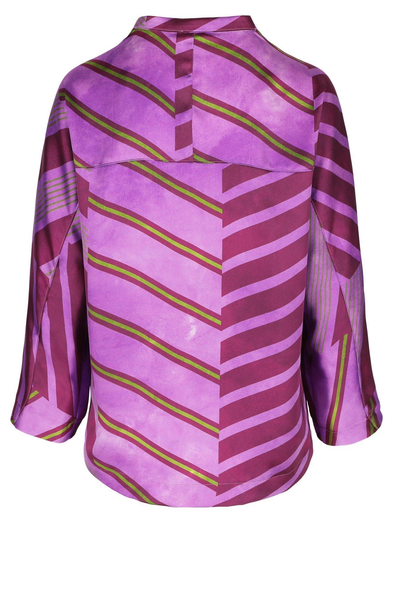 Chemises - Blouse à rayures asymétriques