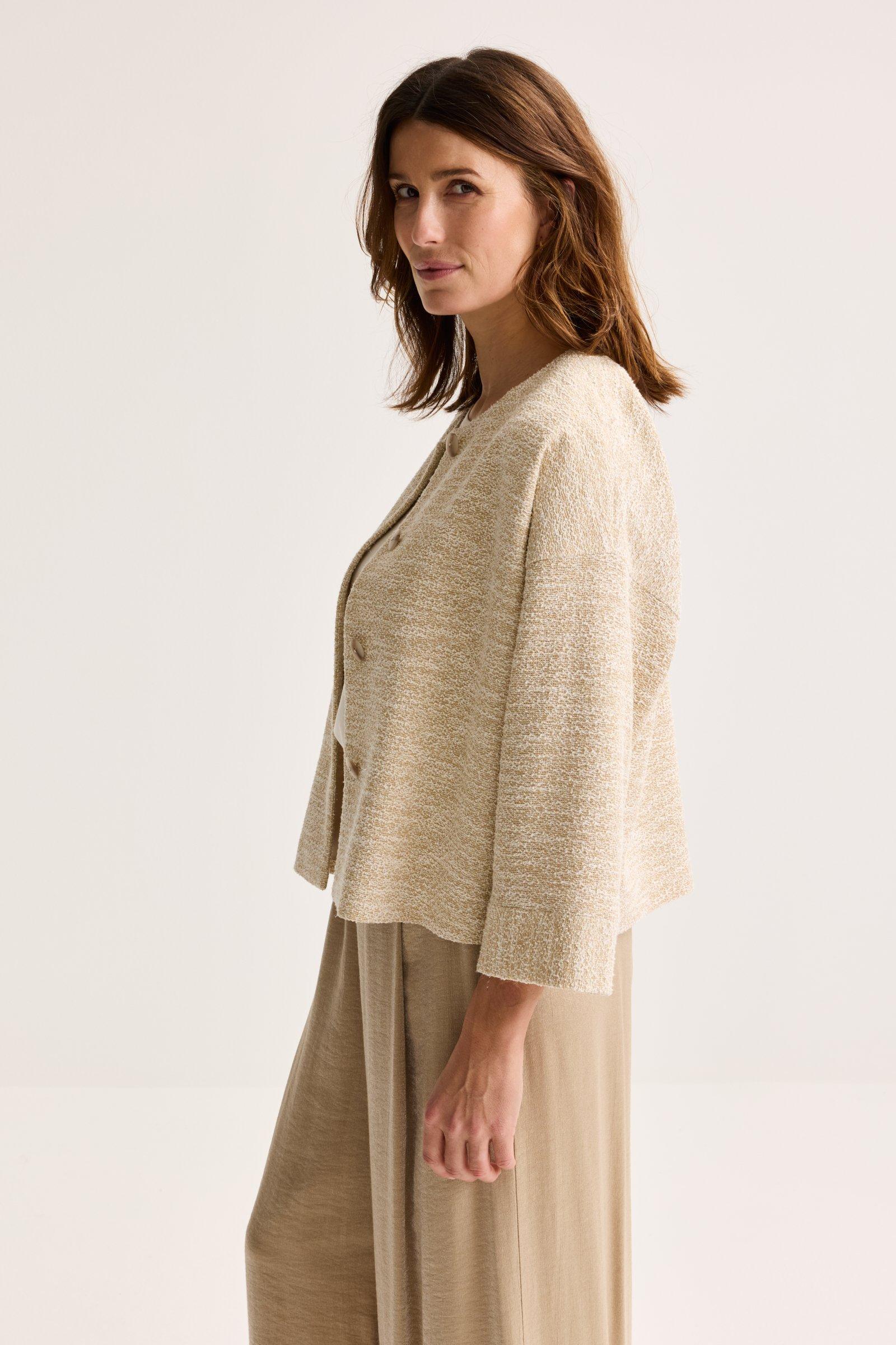 Blazers - Vleermuisjasje in jersey tweed met lurex