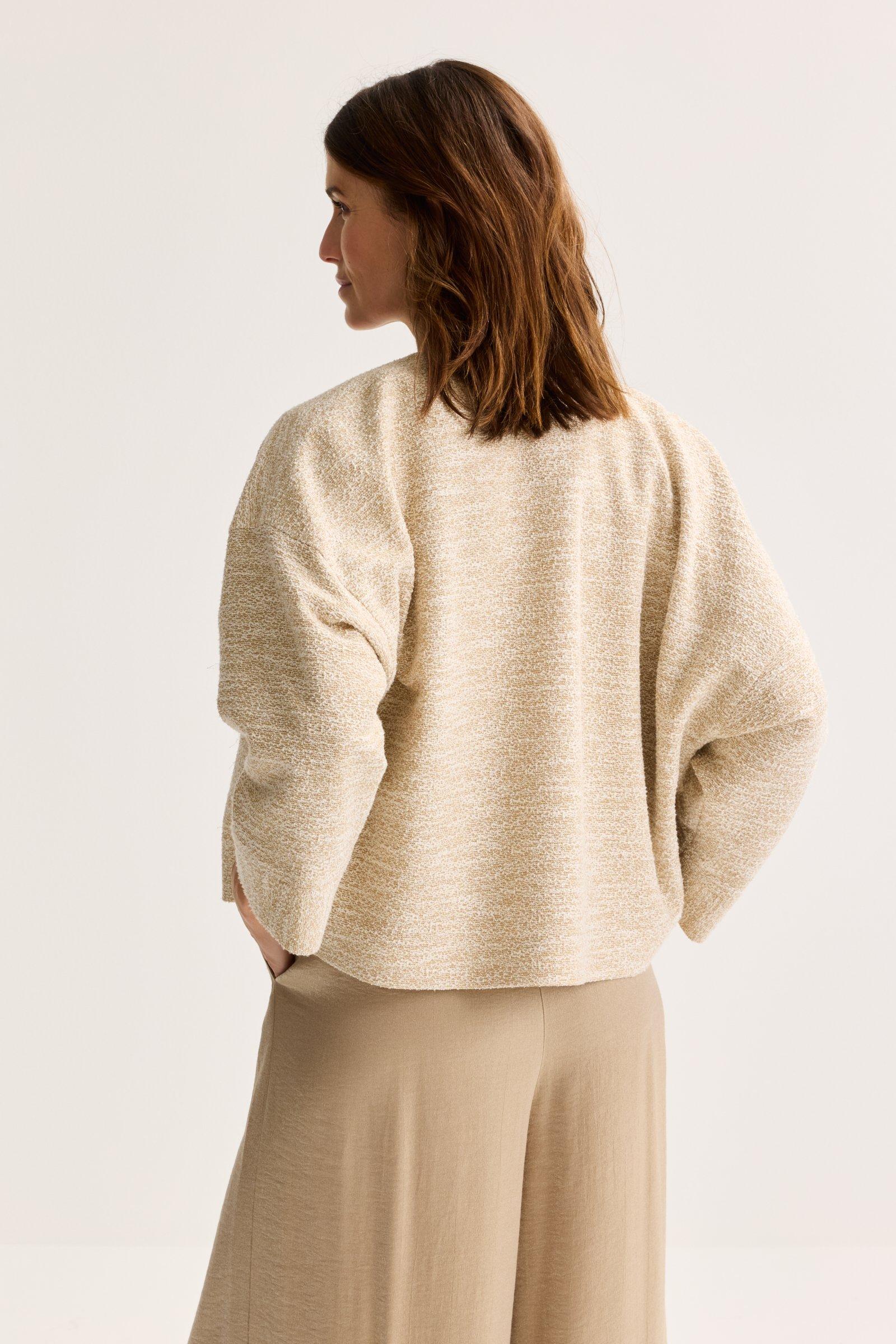 Blazers - Vleermuisjasje in jersey tweed met lurex