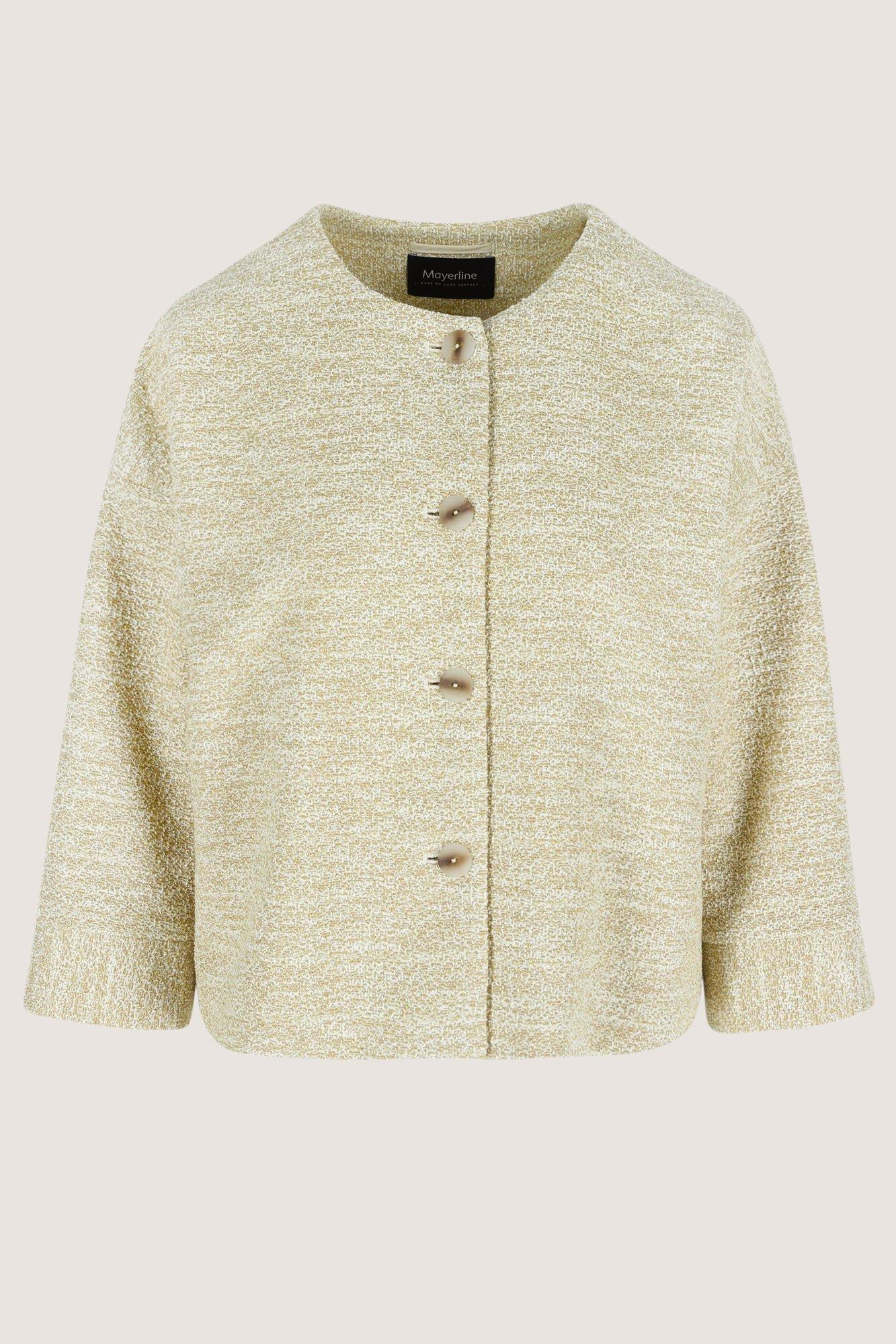 Blazers - Vleermuisjasje in jersey tweed met lurex