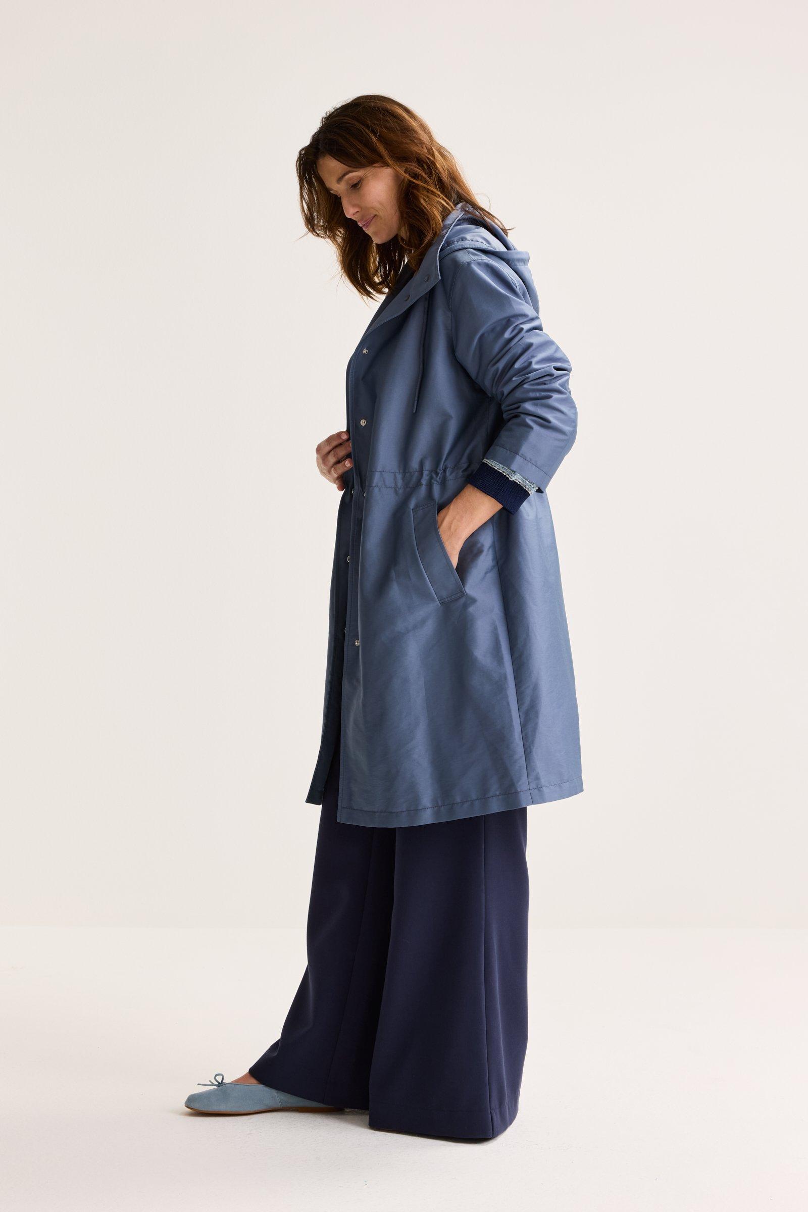 Lange parka met kap - null - may