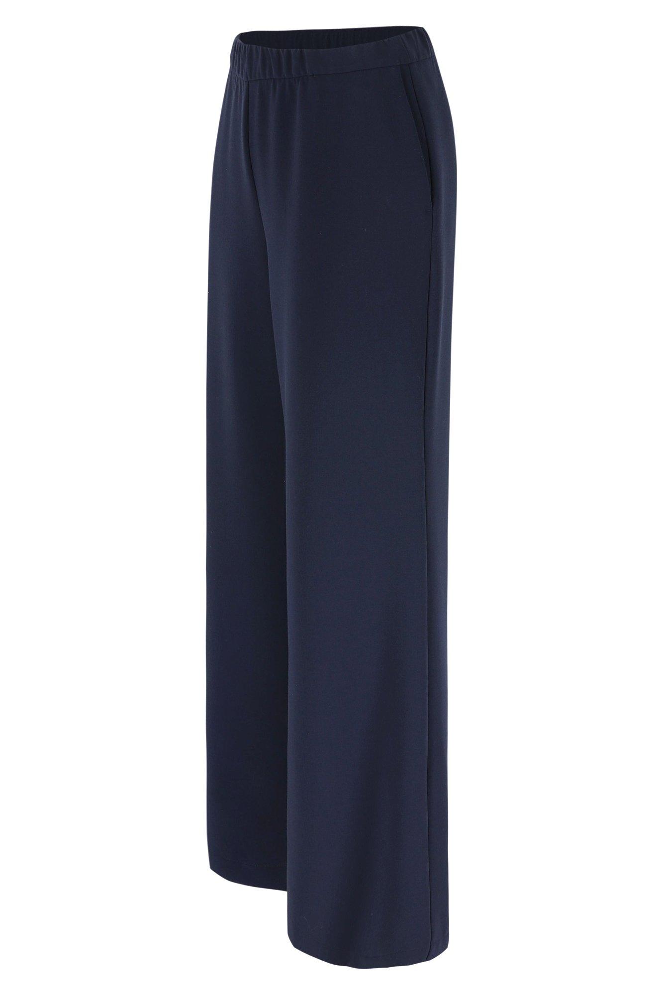 Pantalons - Pantalon large extensible taille élastiquée