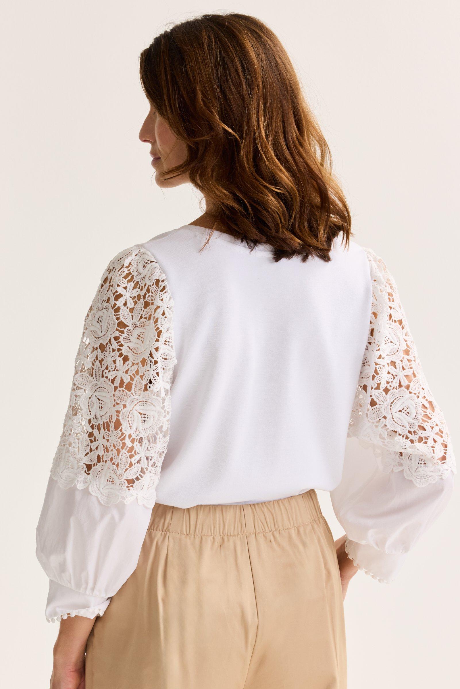 Sweatvest - Blouse e jersey avec guipure