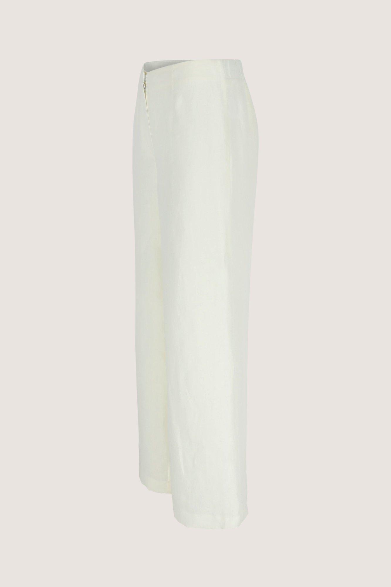 Pantalons - Pantalon large en mélange lin