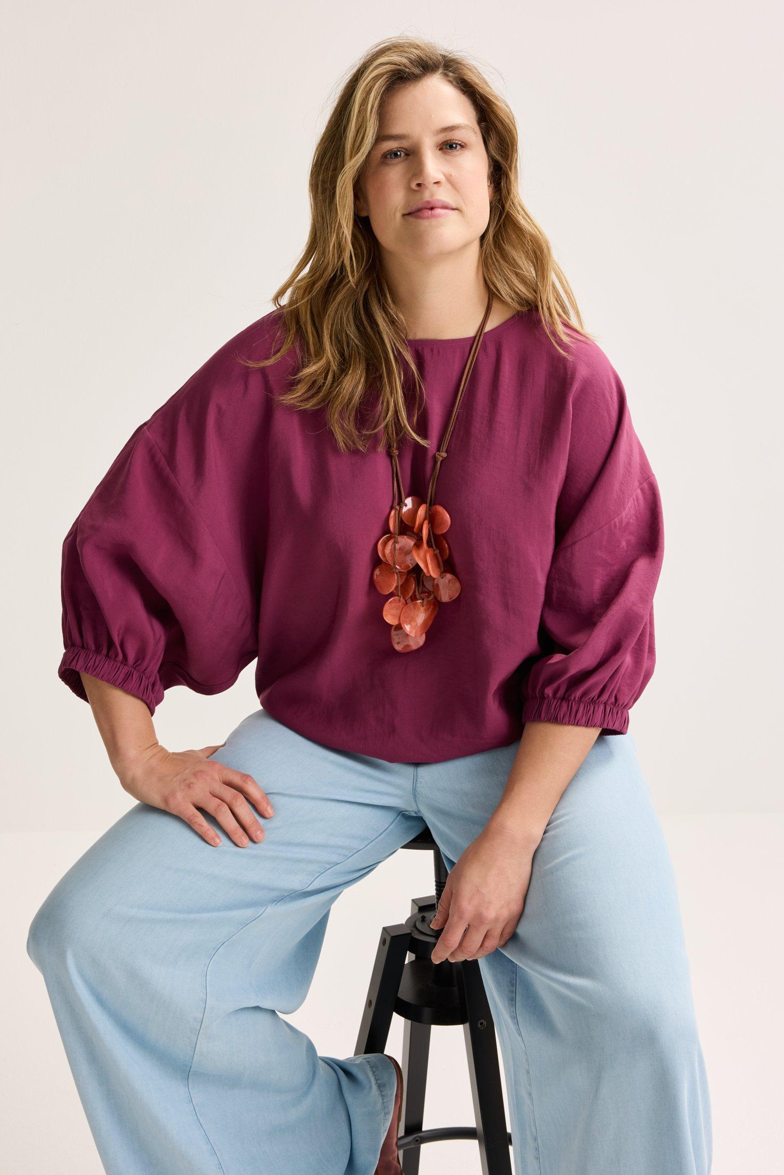 Blouse chauve-souris sur élastique - null - ame