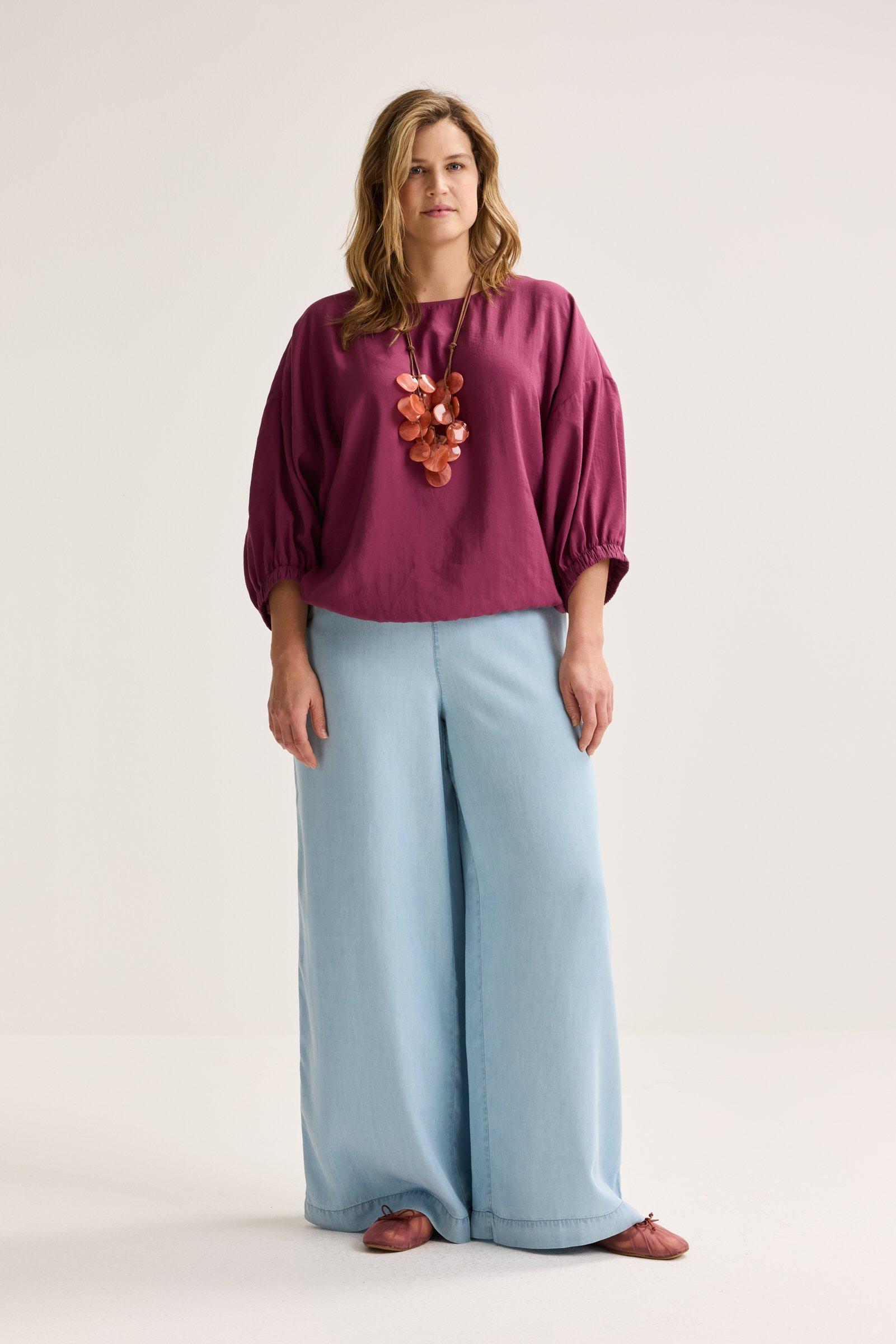 Chemises - Blouse chauve-souris sur élastique