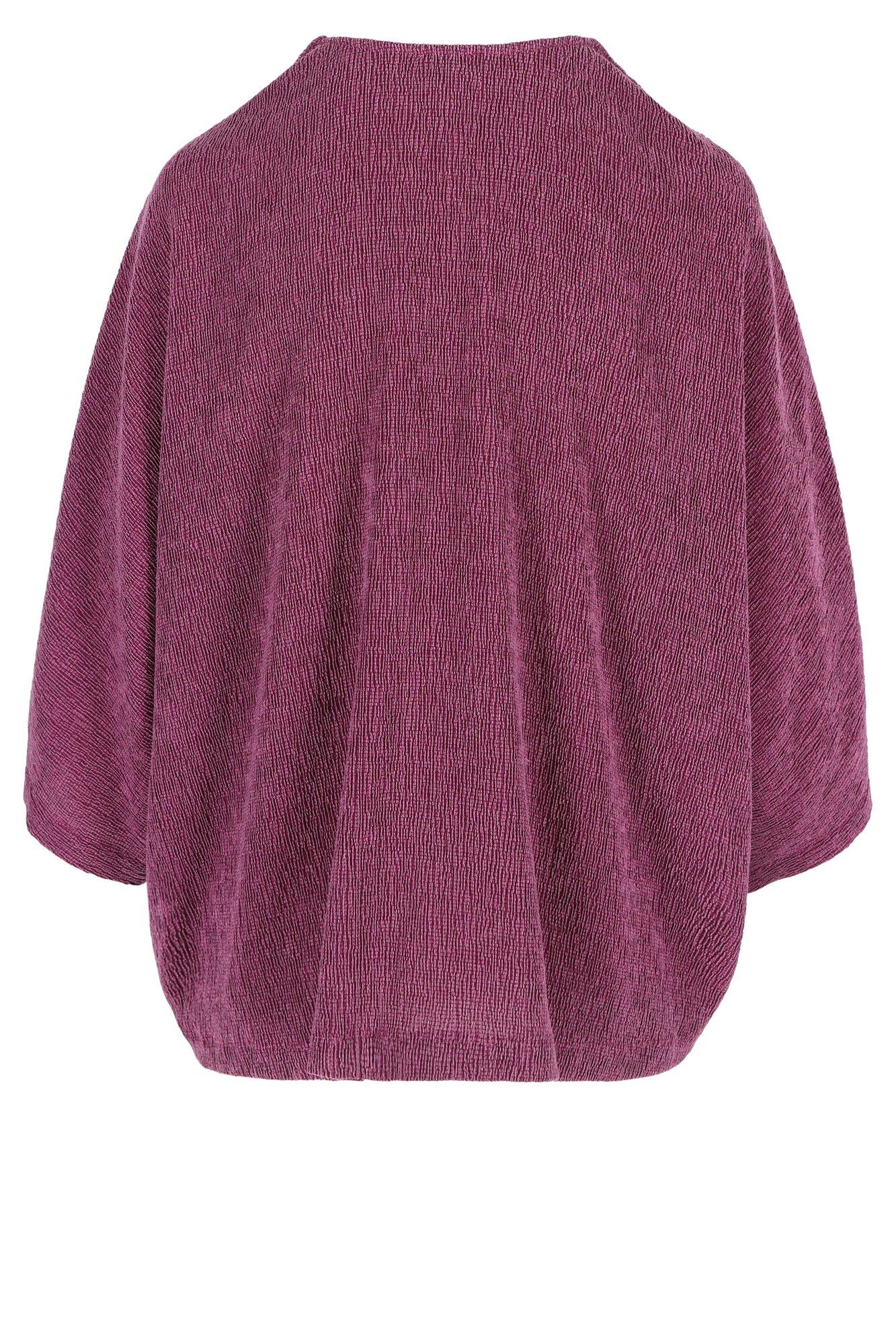 Chemises - Blouse chauve-souris en tissu relief extensible
