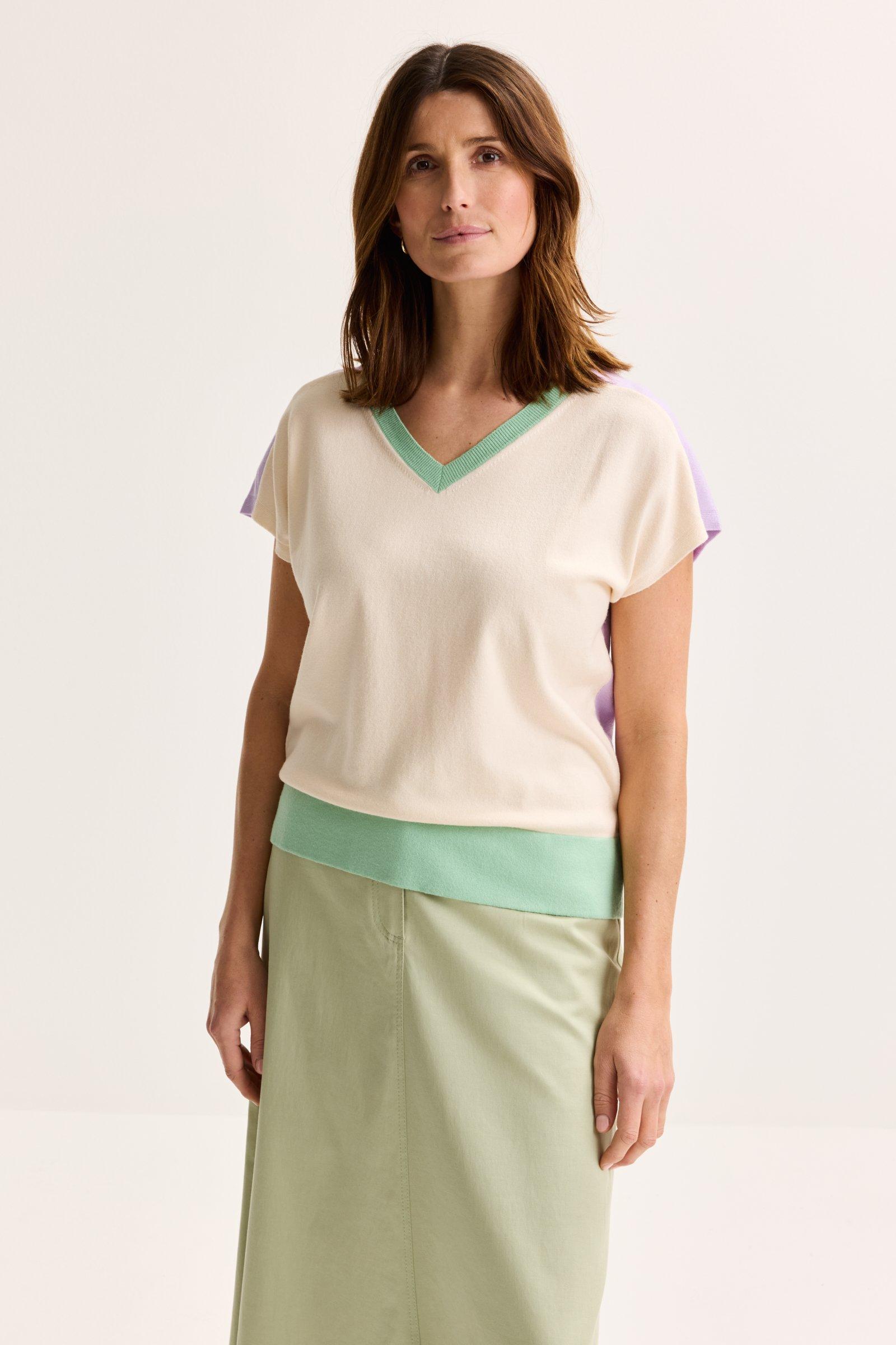 Améline Colourblocking Top In Tricot