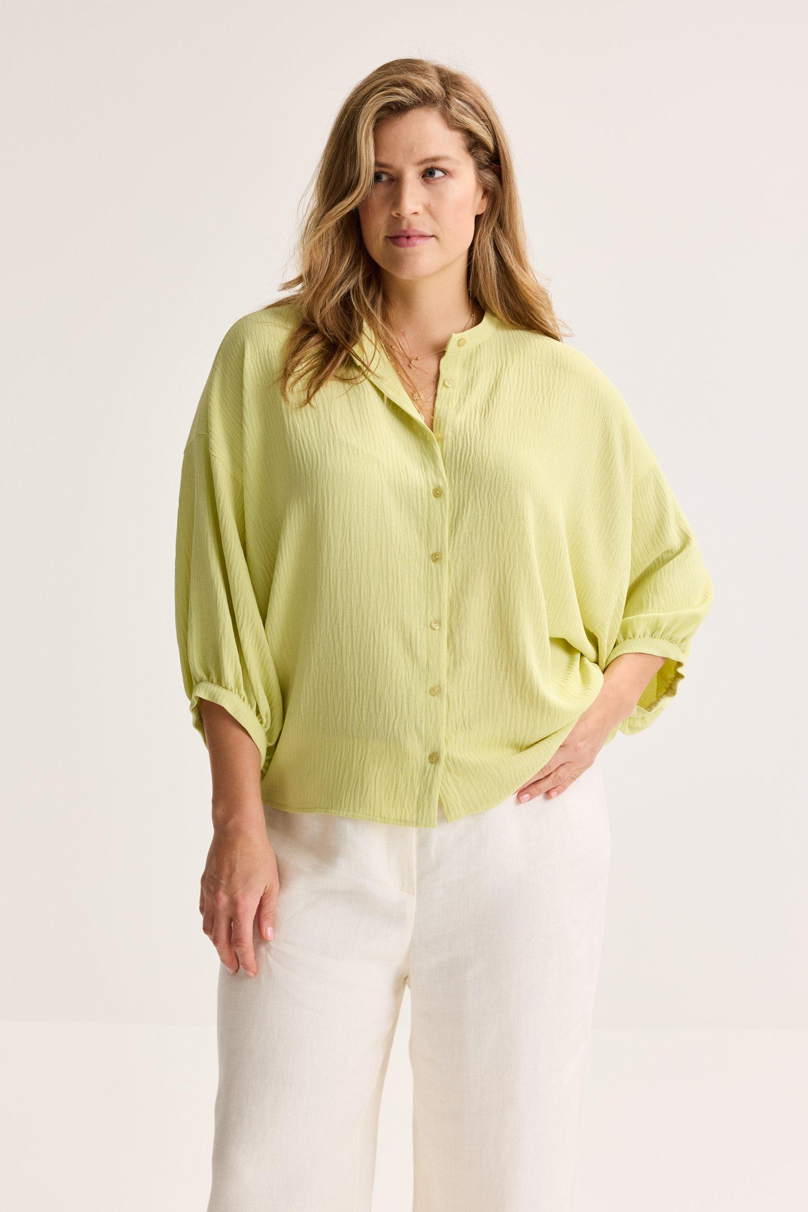Wijde vleermuisblouse