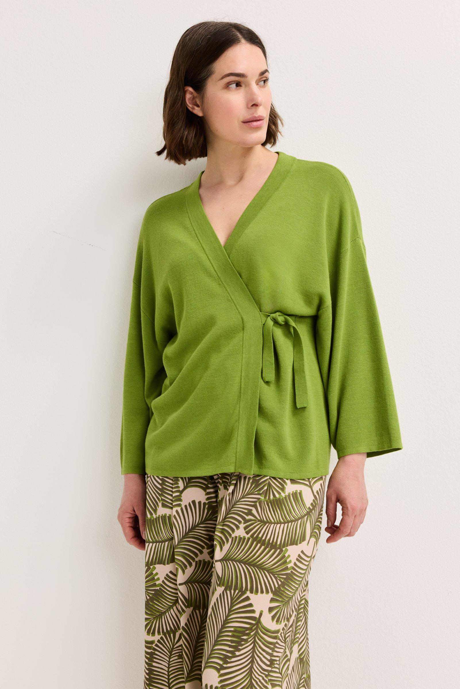 Korte kimono in tricot - null - ame