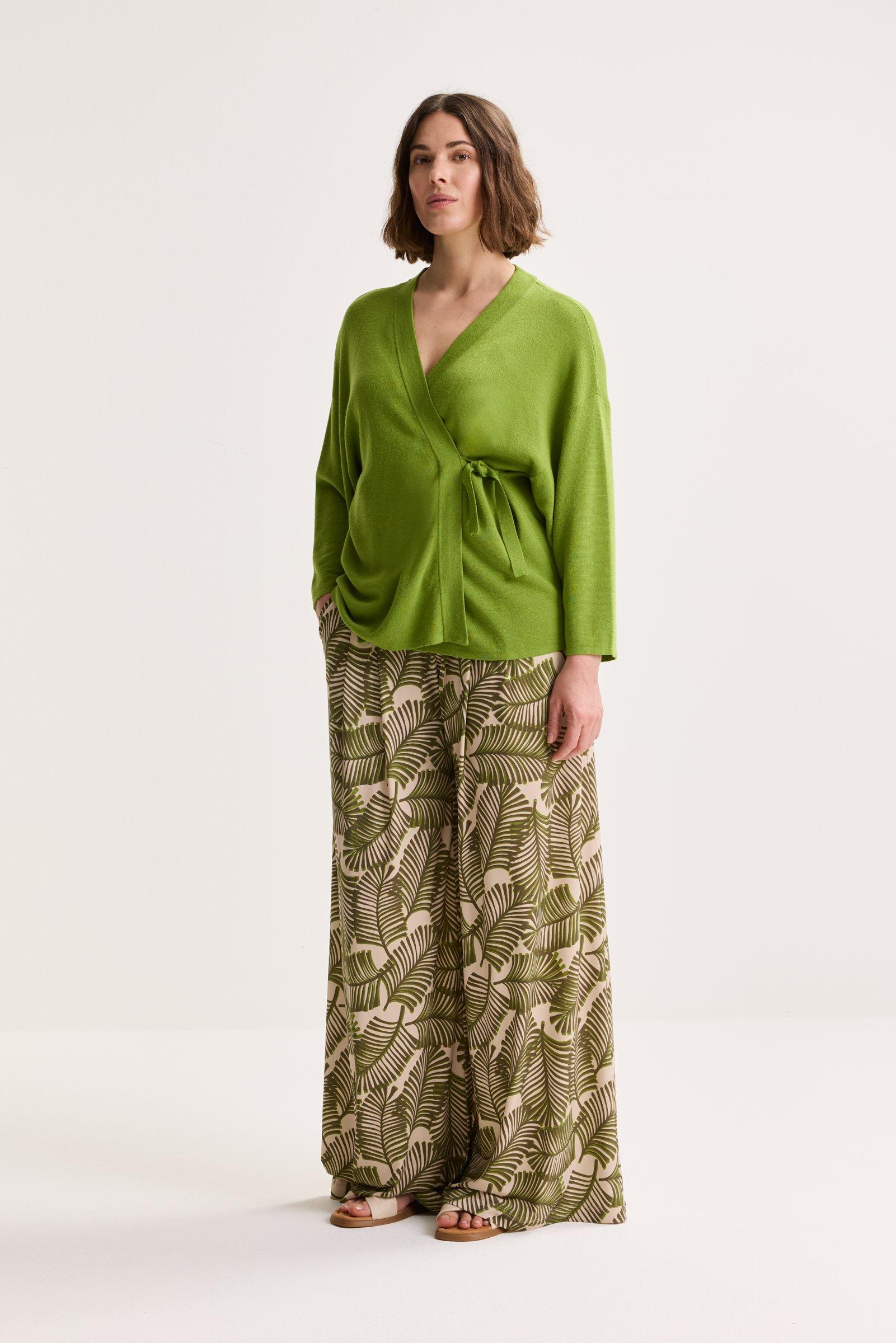 Cardigan - Korte kimono in tricot
