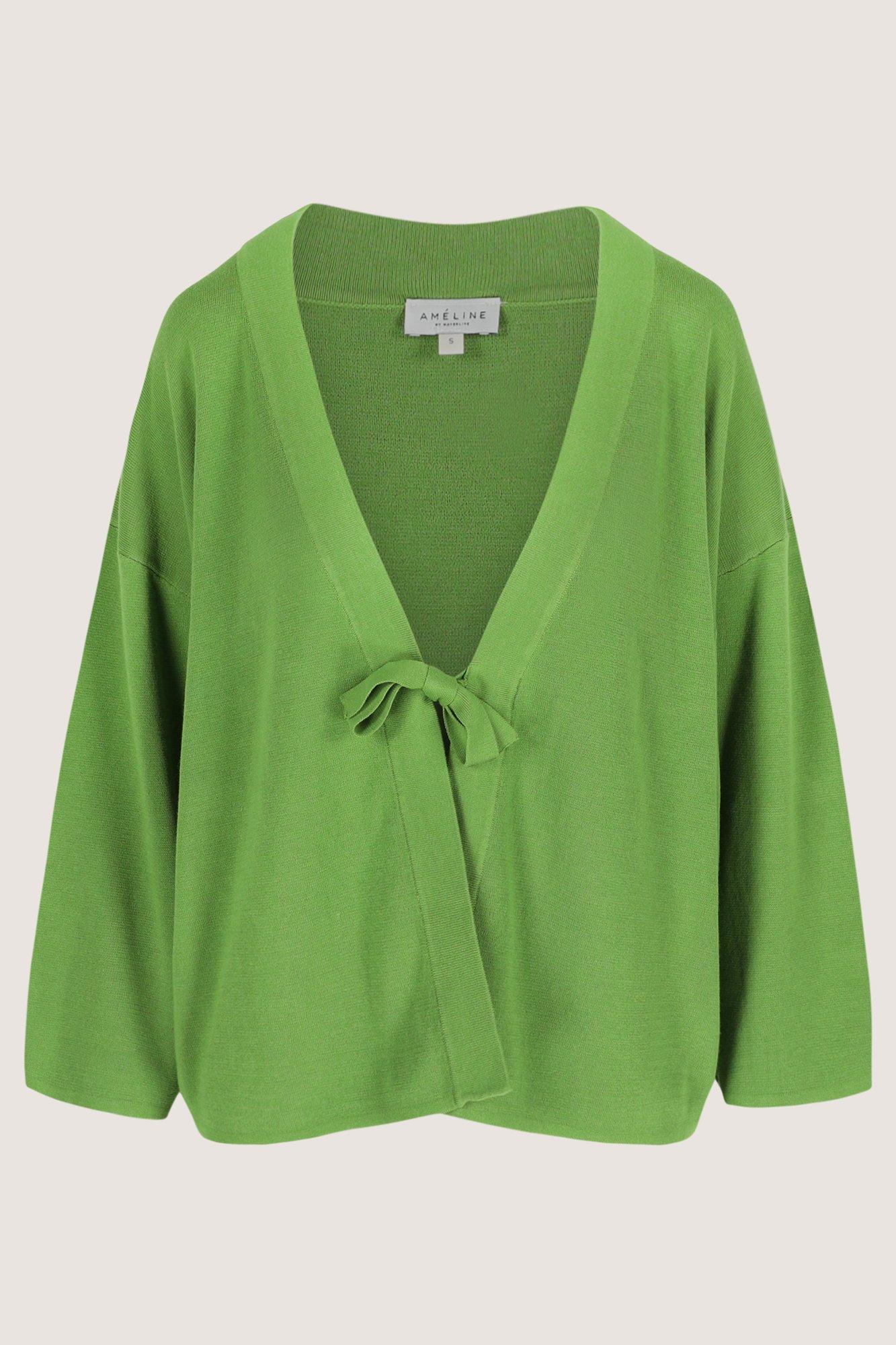 Cardigan - Korte kimono in tricot