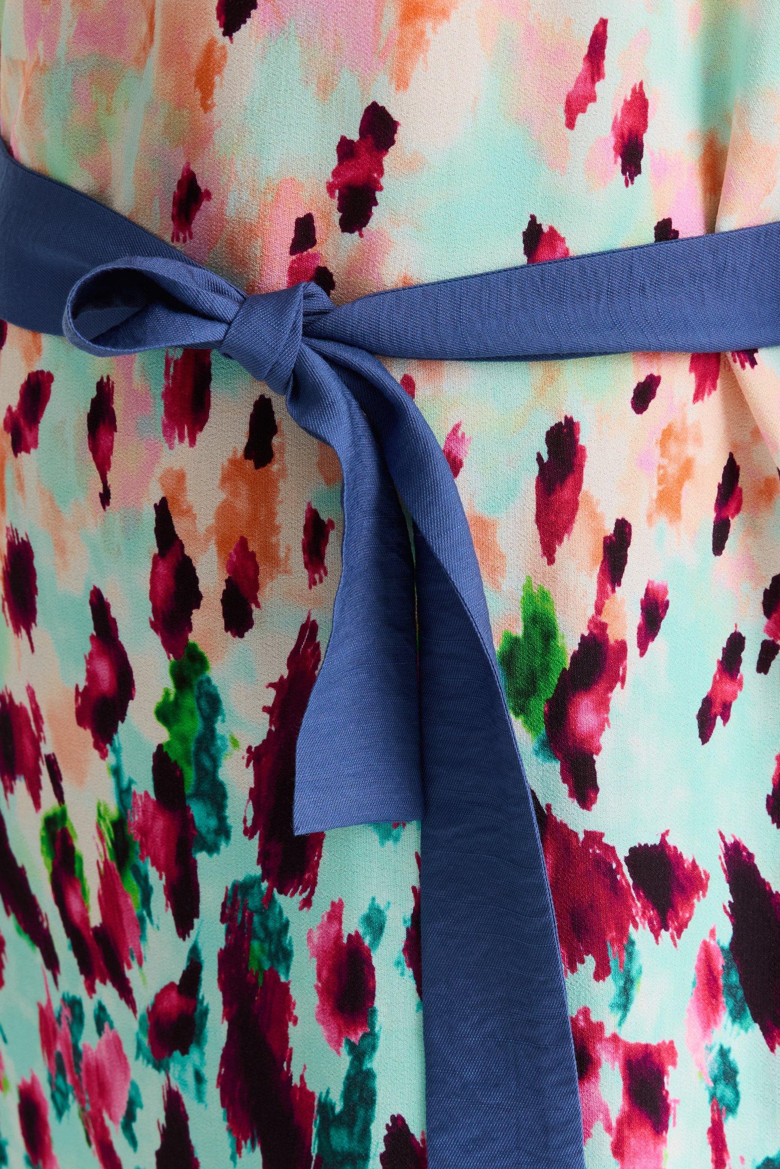 Kleedjes - Kaftanjurk met aquarelprint