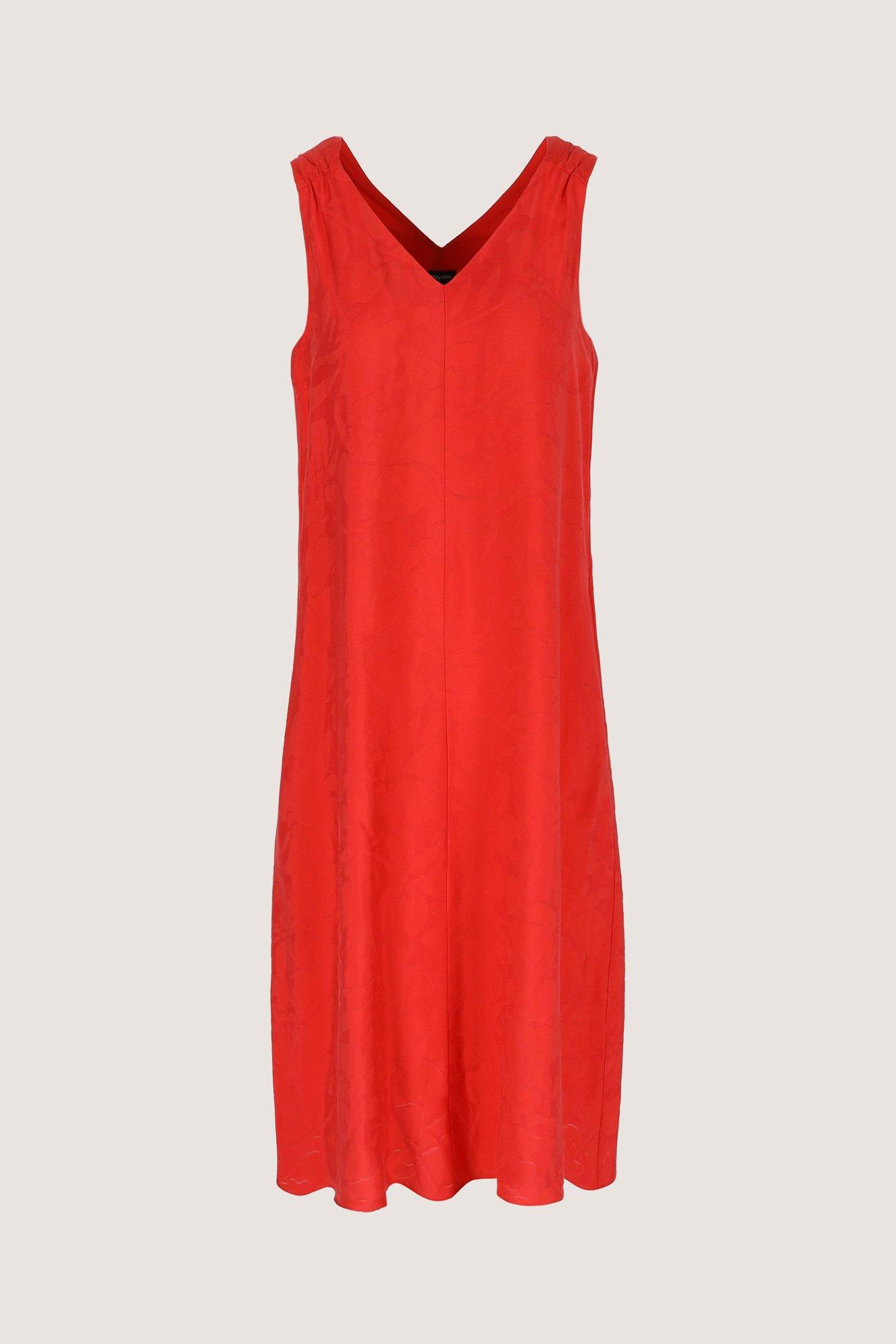 Kleedjes - A-lijnjurk in jacquard viscose