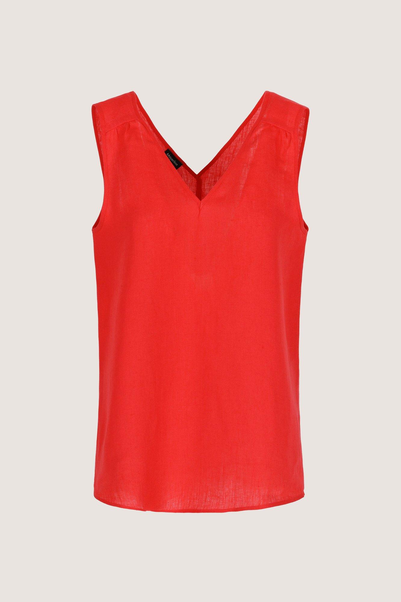 Sweatvest - Long top évasé en pur lin
