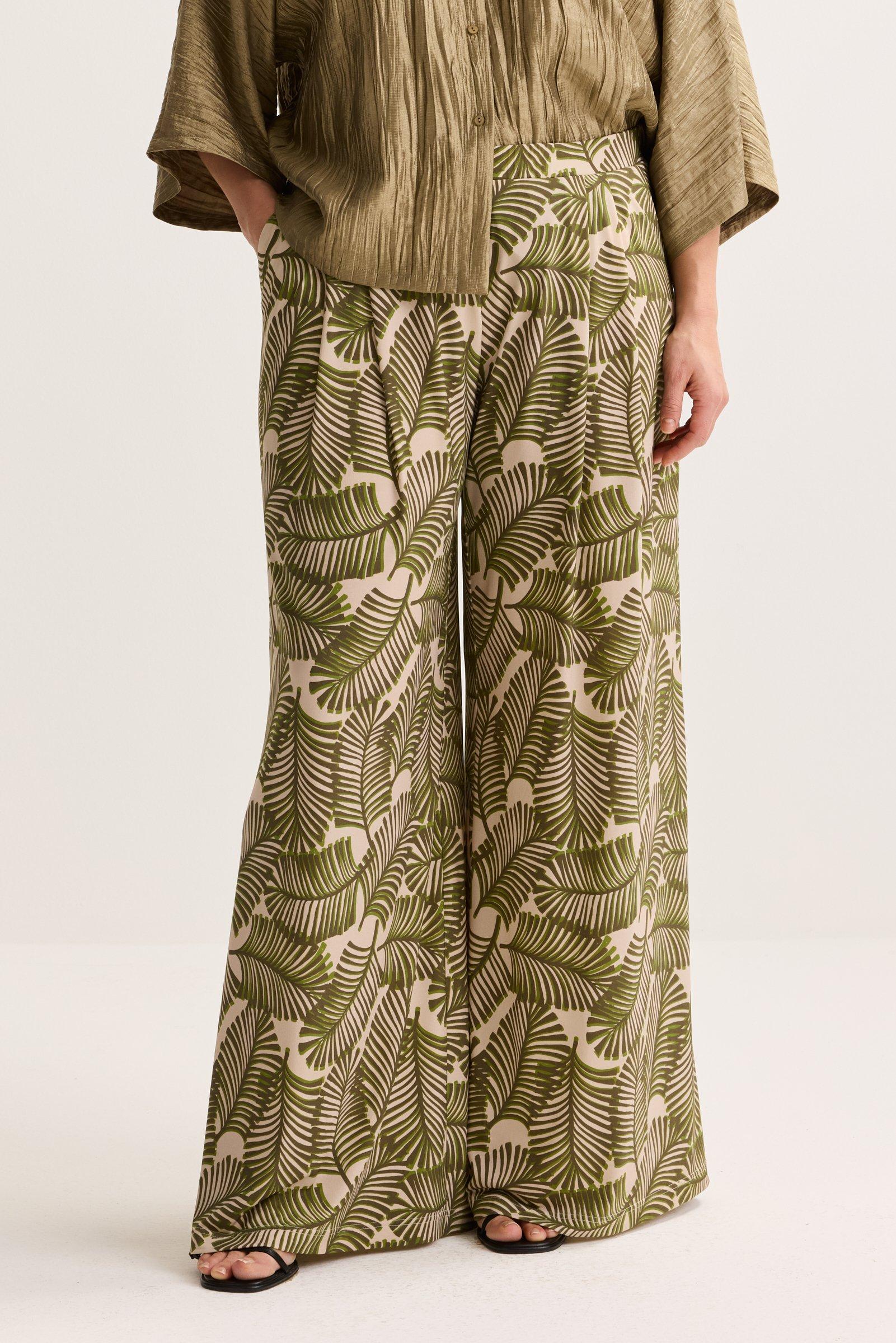 Pantalons - Pantalon imprimé très large à pinces