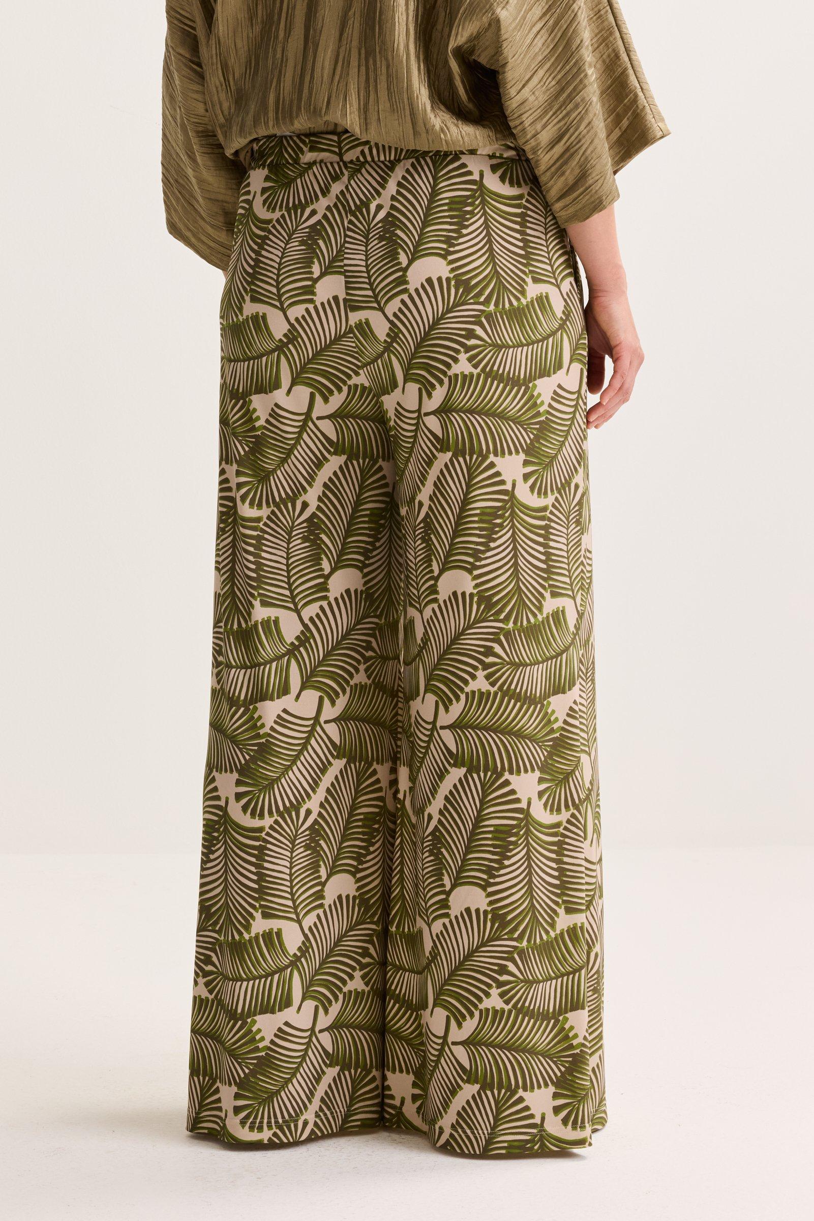 Pantalons - Pantalon imprimé très large à pinces