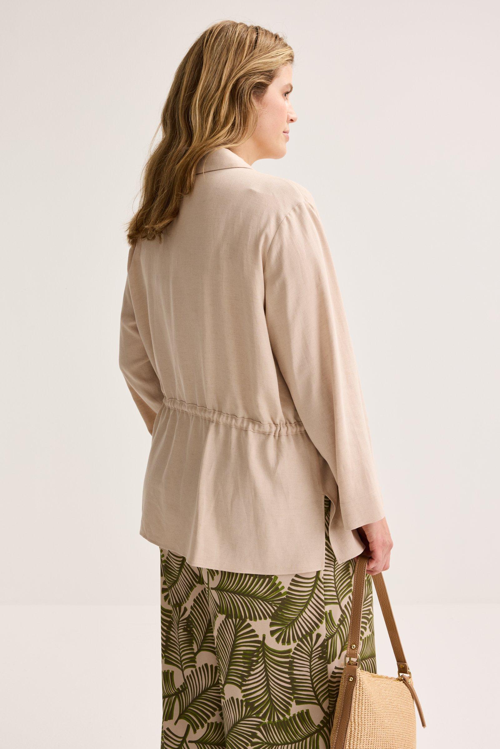 Blazers - Safari-jasje in linnenmix