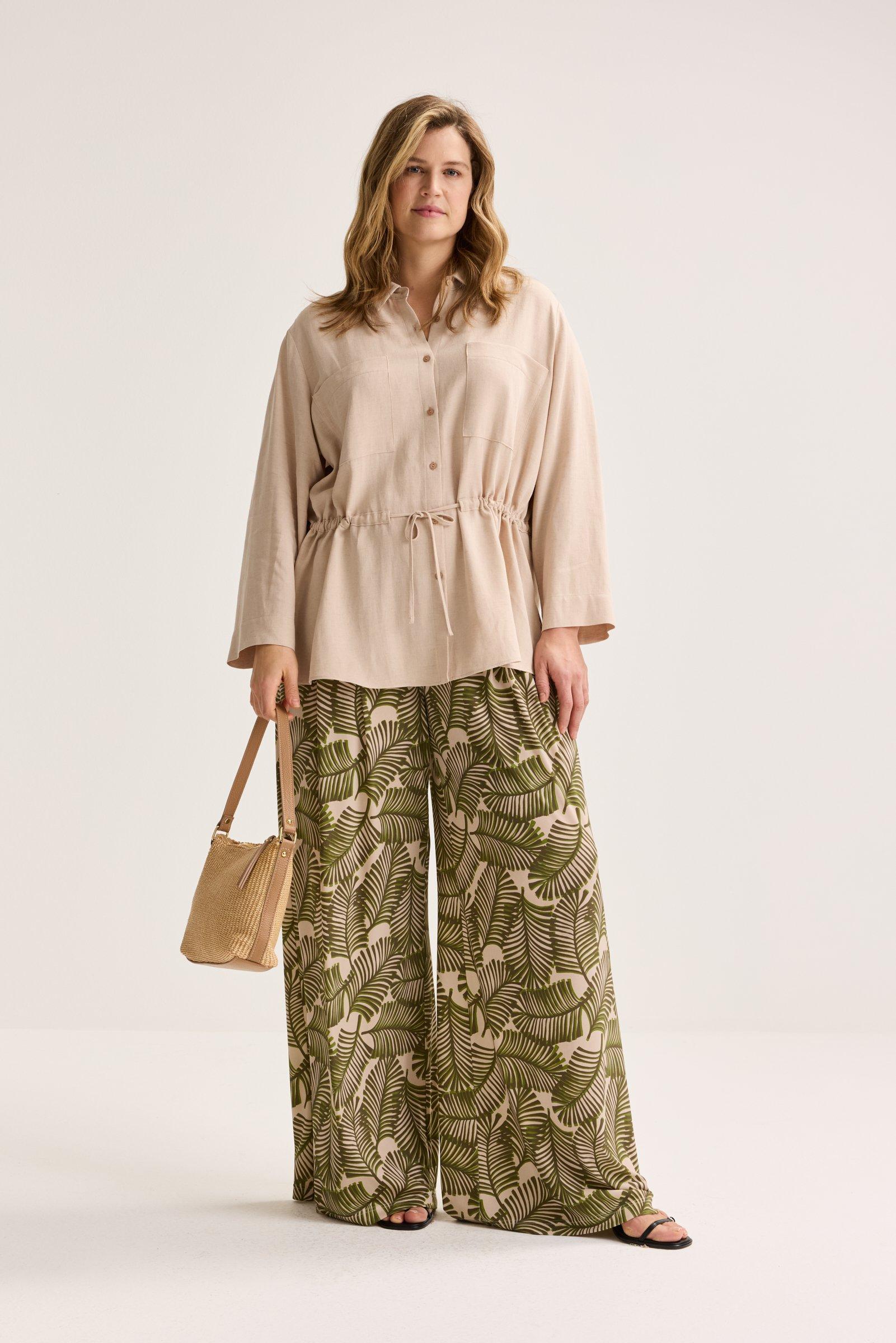 Blazers - Safari-jasje in linnenmix