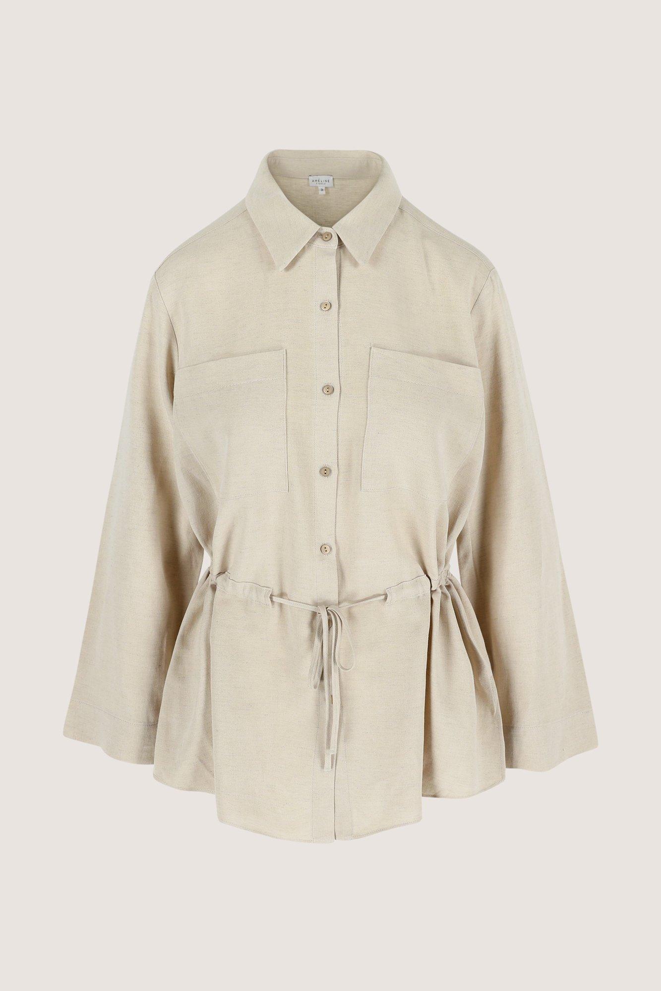 Blazers - Safari-jasje in linnenmix