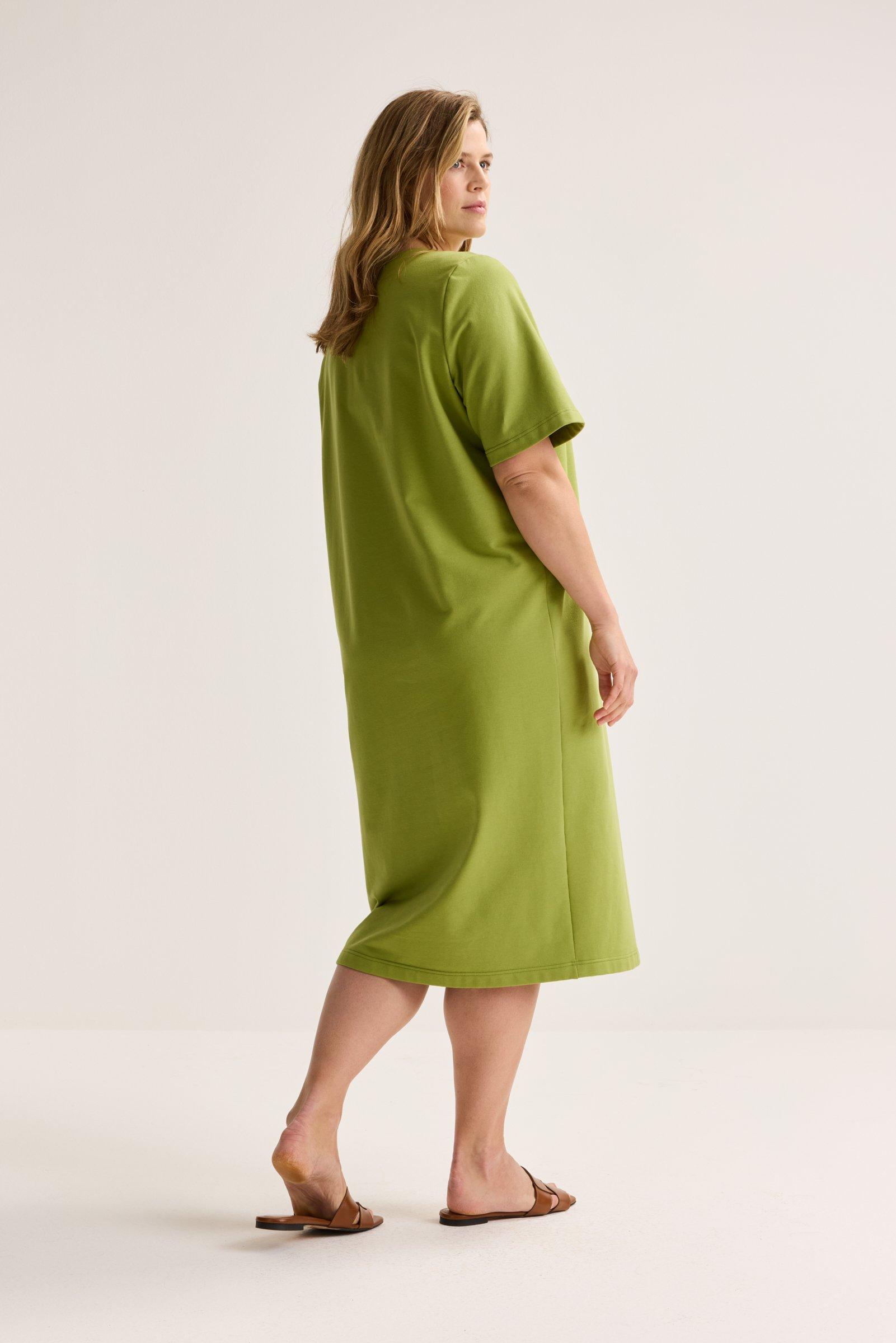Kleedjes - T-shirtjurk met ronde hals