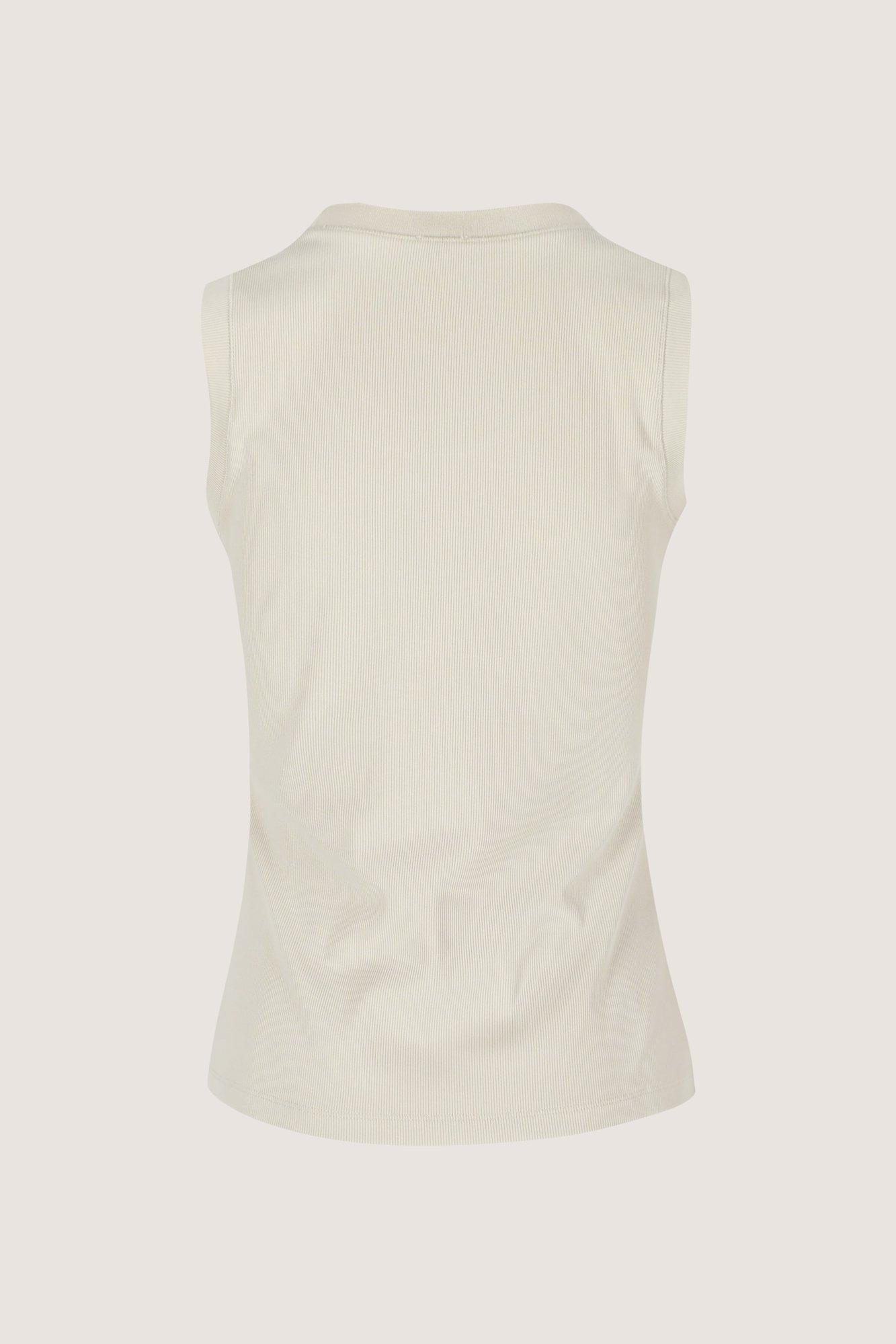Sweatvest - Top sans manches à côte fine