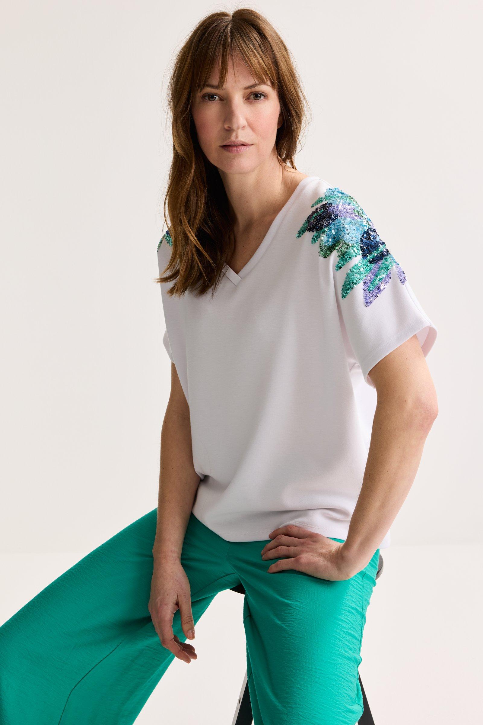 Hemden - Vleermuis-T-shirt met pailletten