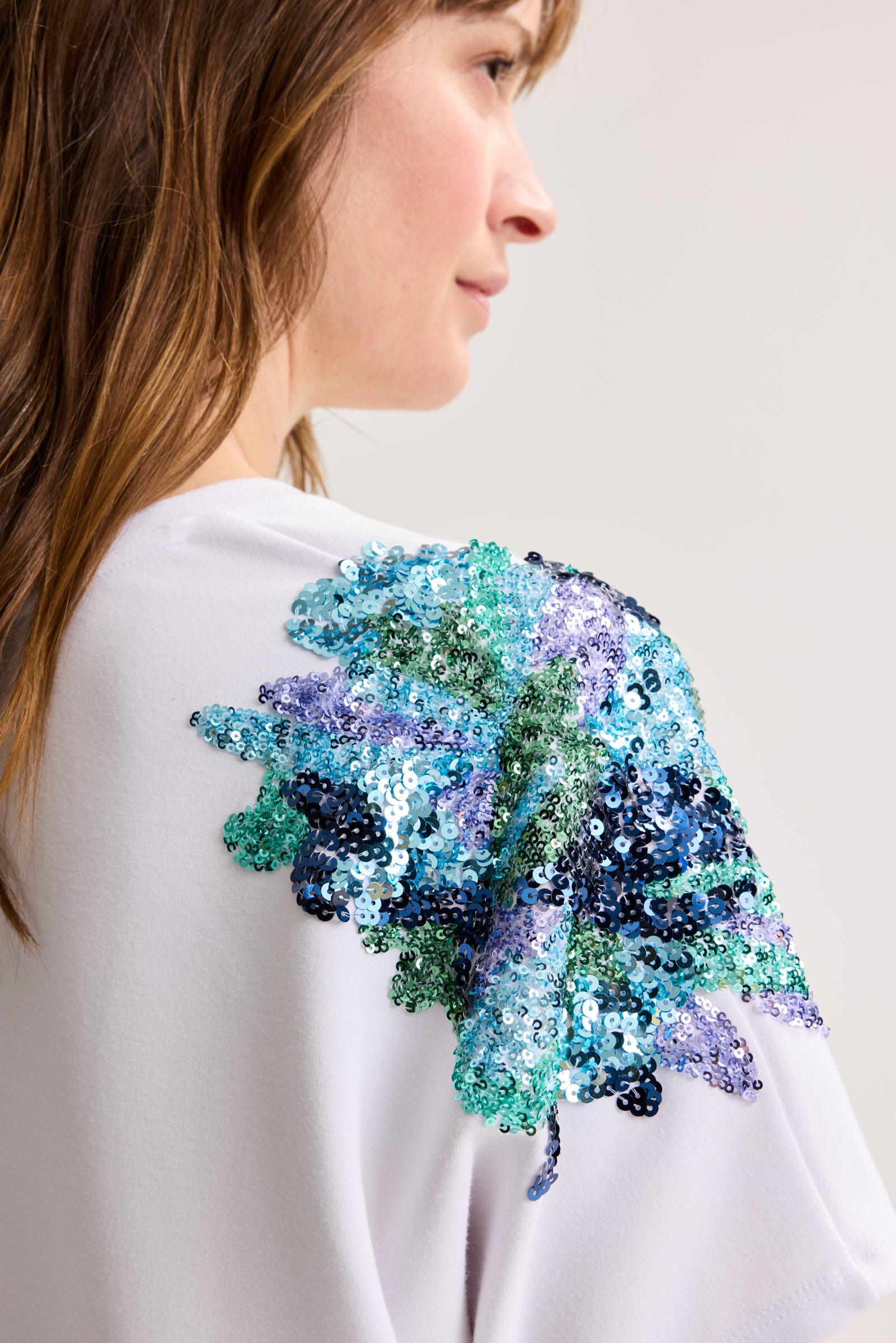 Hemden - Vleermuis-T-shirt met pailletten