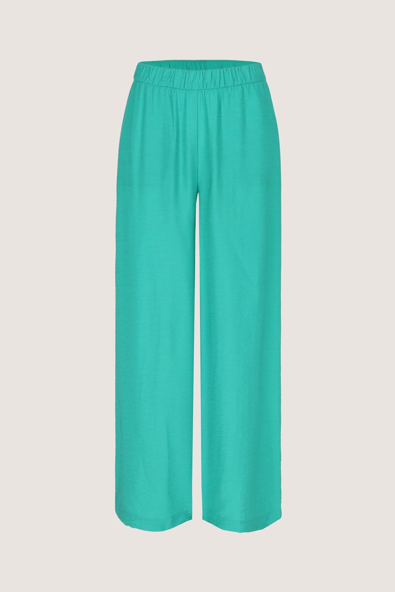 Broeken - Wijde broek met elastische tailleband
