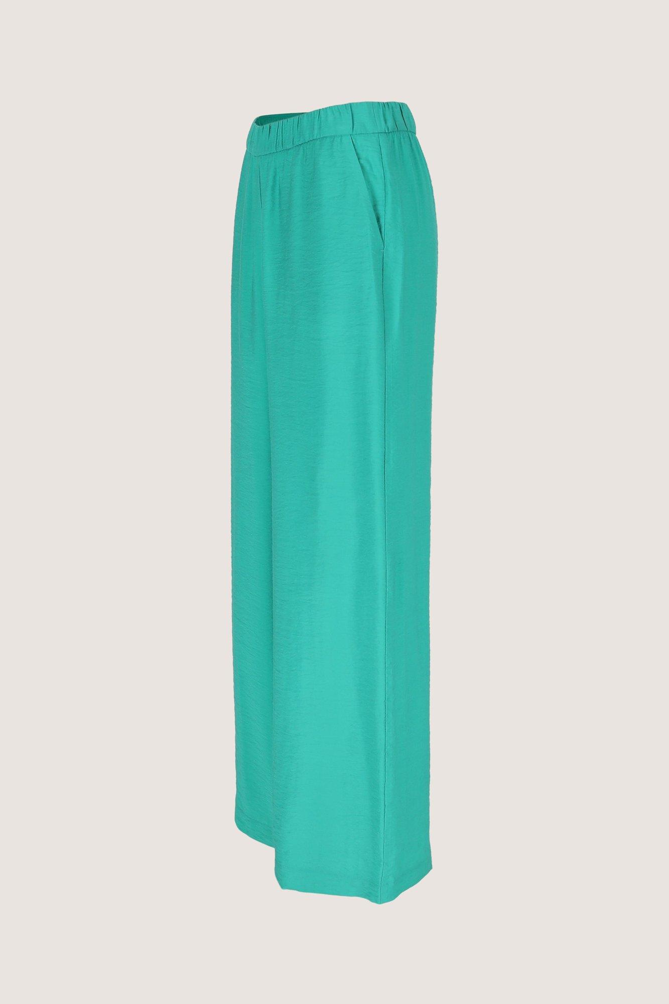 Broeken - Wijde broek met elastische tailleband