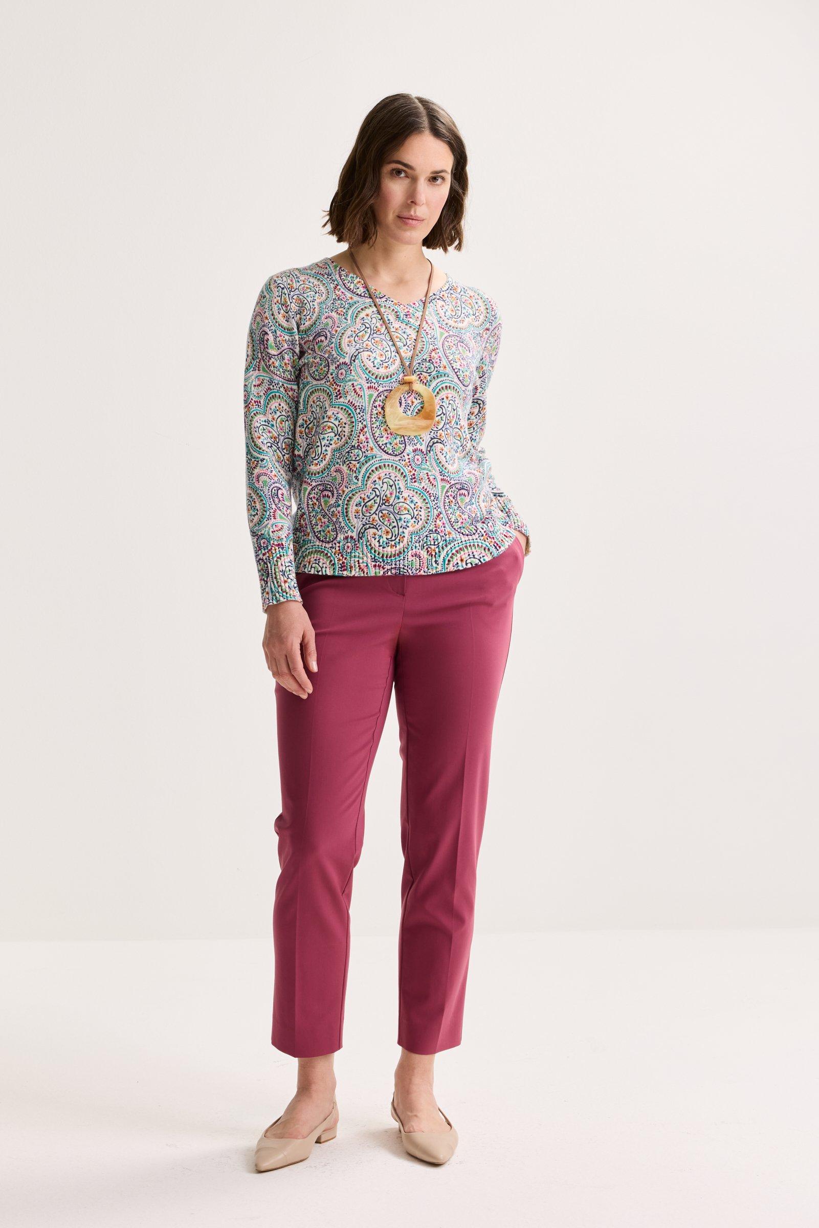 Broeken - Broek in comfortstof met rugelastiek
