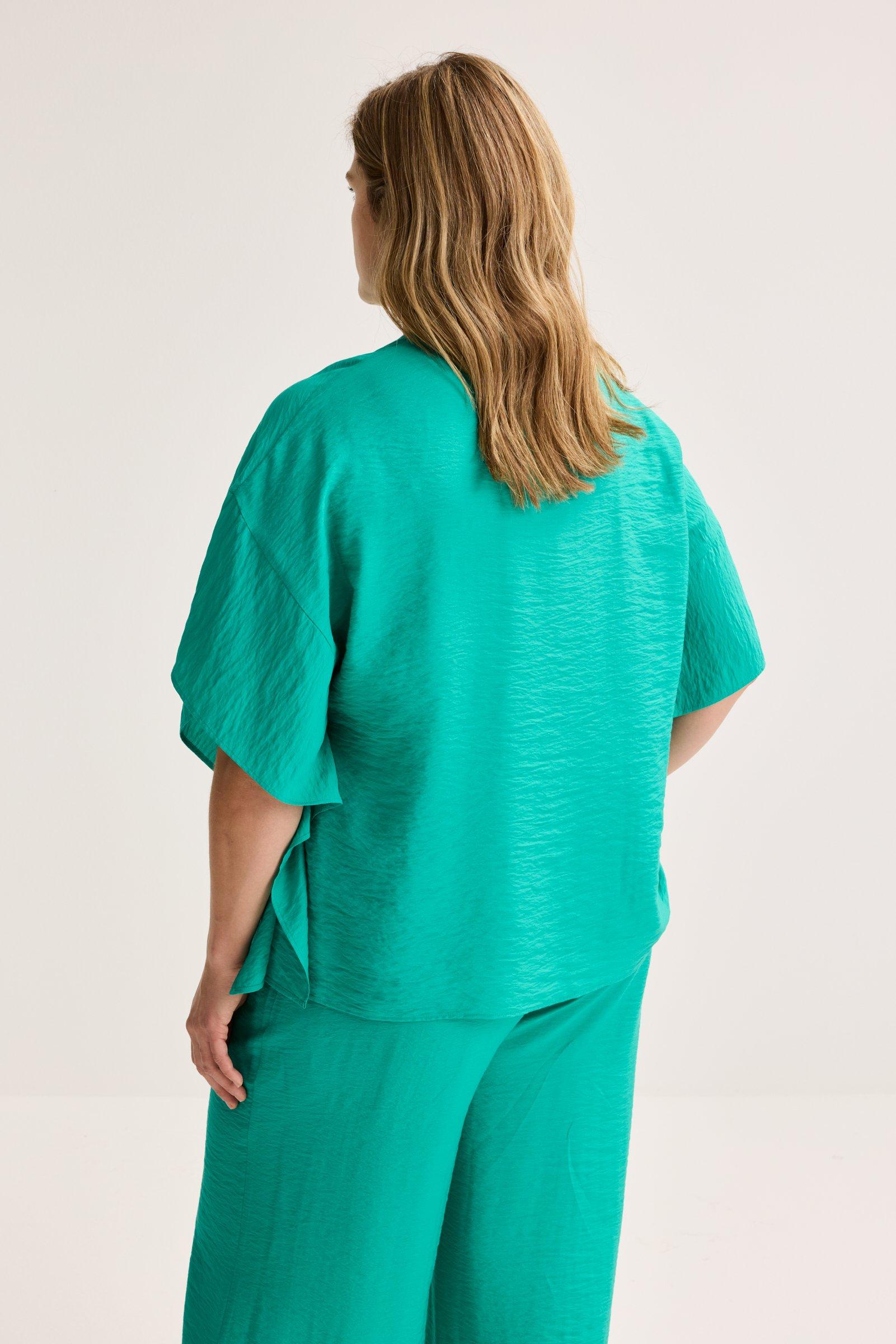 Hemden - Oversized blouse met vlindermouw