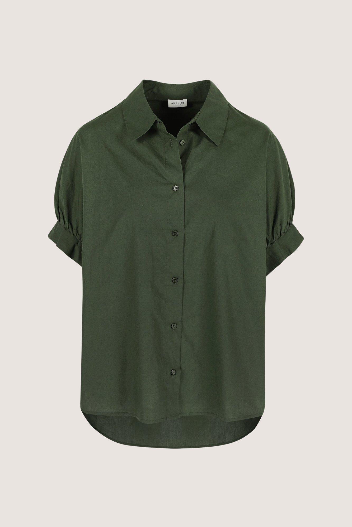 Hemden - Oversized hemdblouse in popeline
