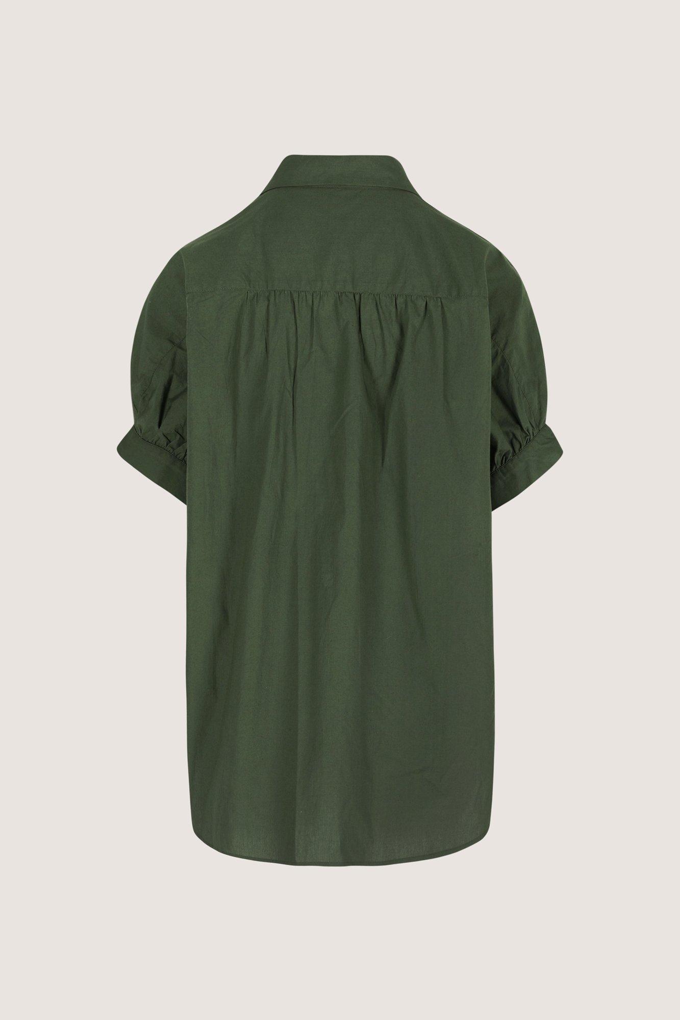 Hemden - Oversized hemdblouse in popeline