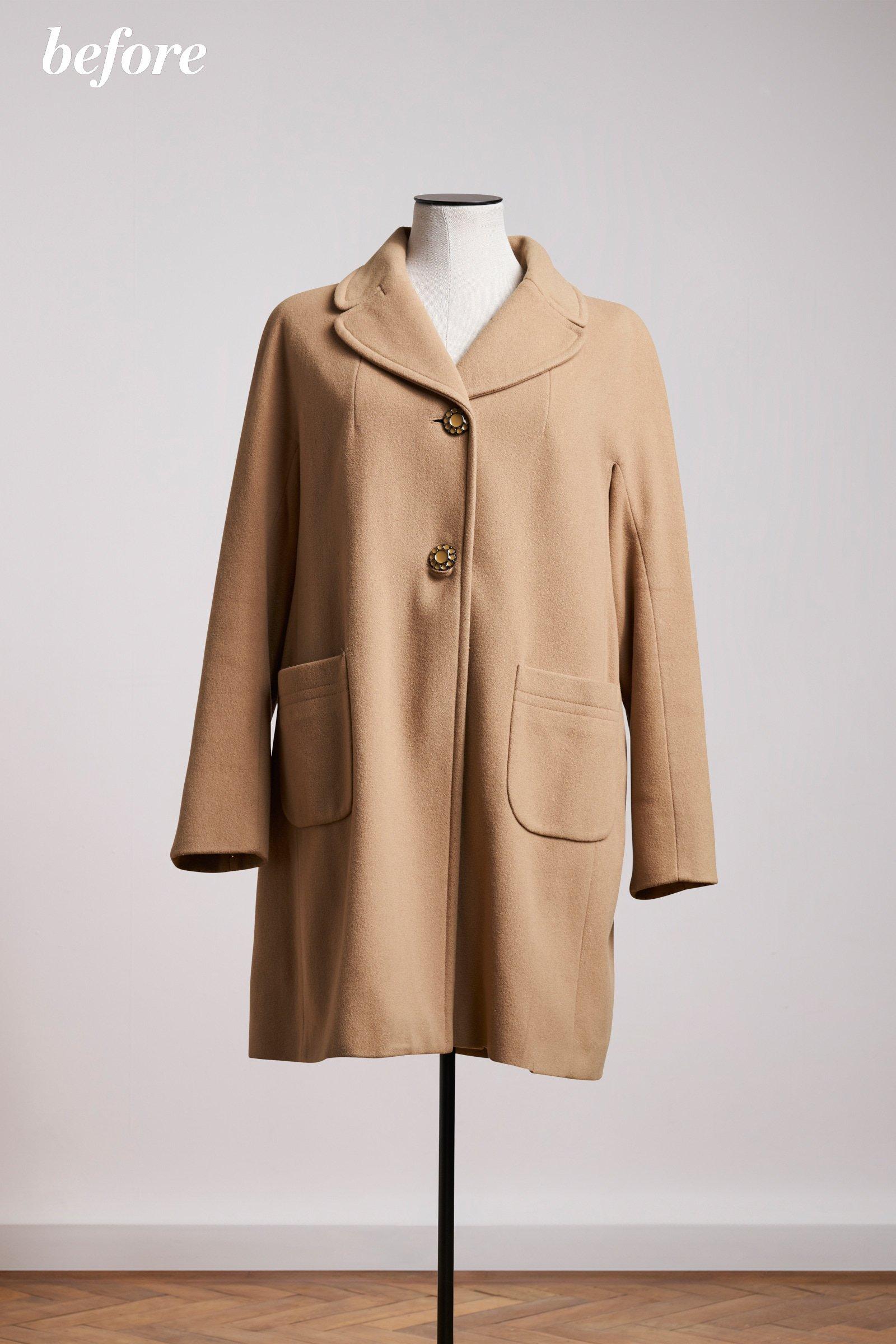 Manteaux - Veste courte upcyclée en mélange laine