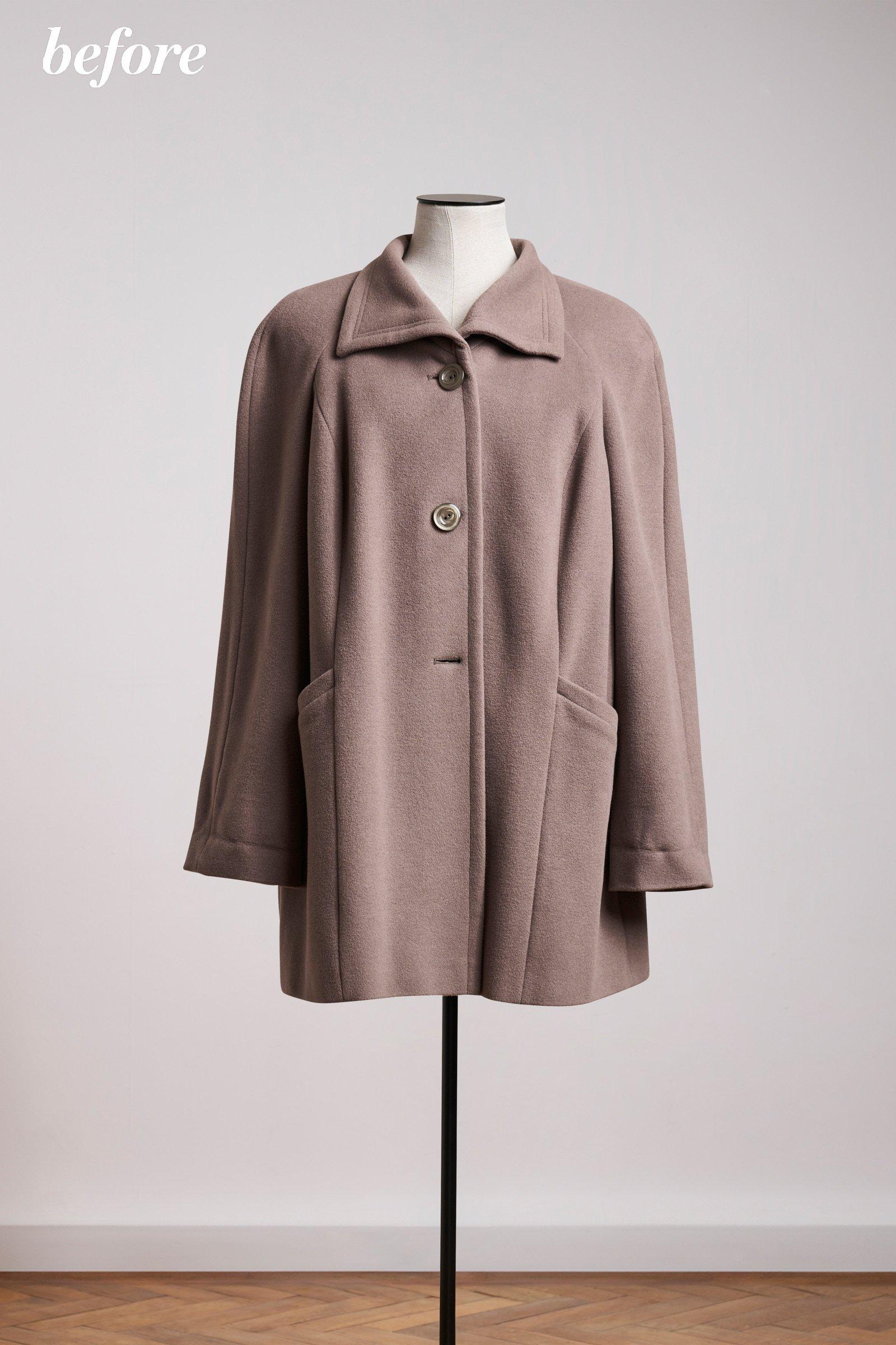 Manteaux - Manteau en angora et cachemire upcycl&eacute;