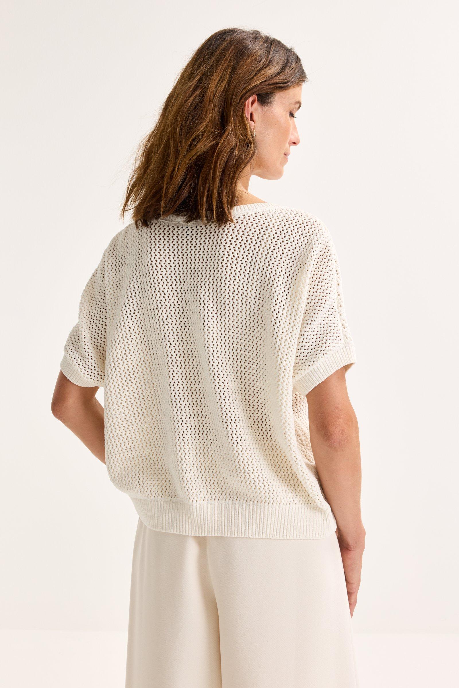 Pulls - Pull ajouré manches tombantes