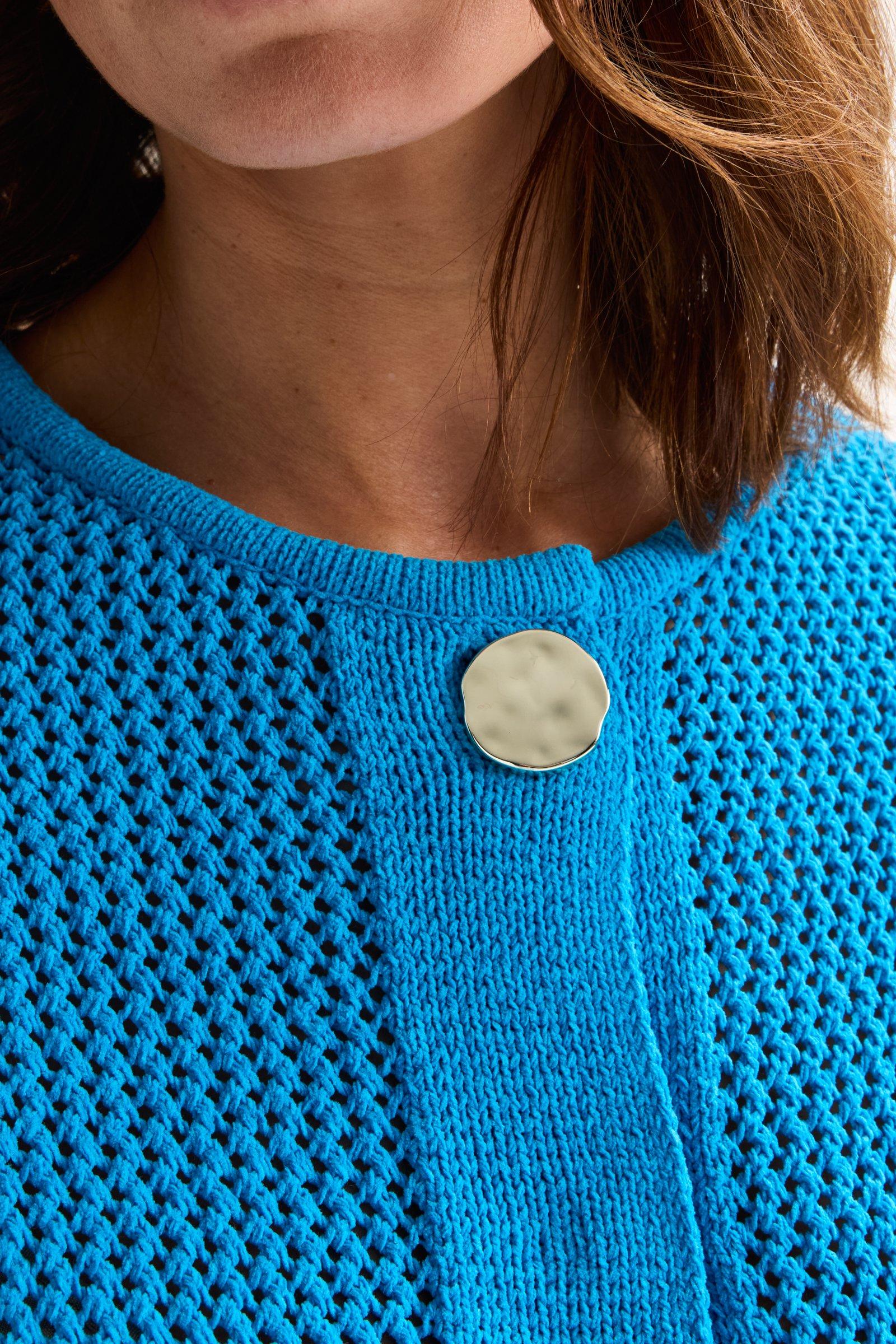 Cardigan - Mouwloze ajourcardigan