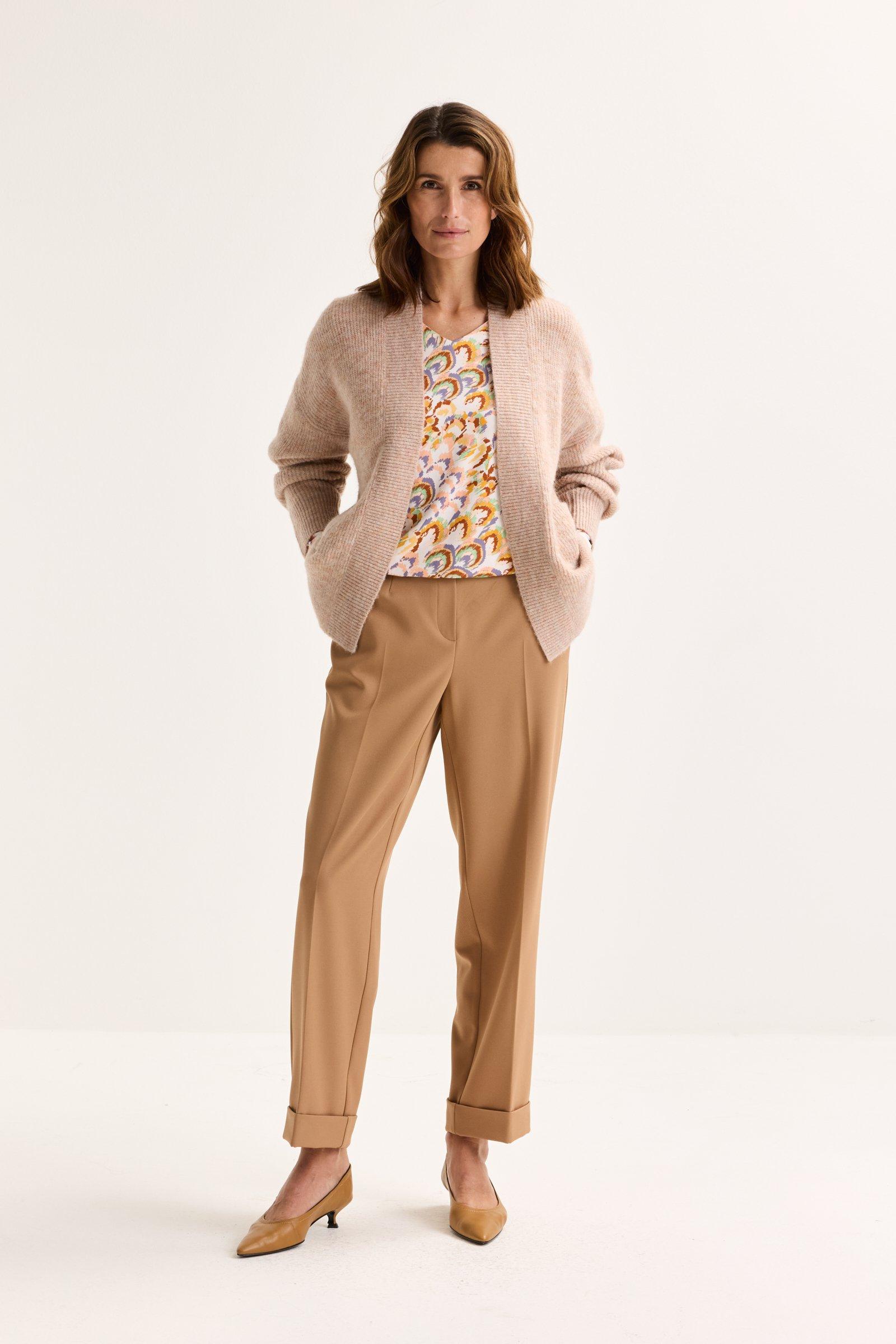 Cardigans - Cardigan côtelé avec mohair