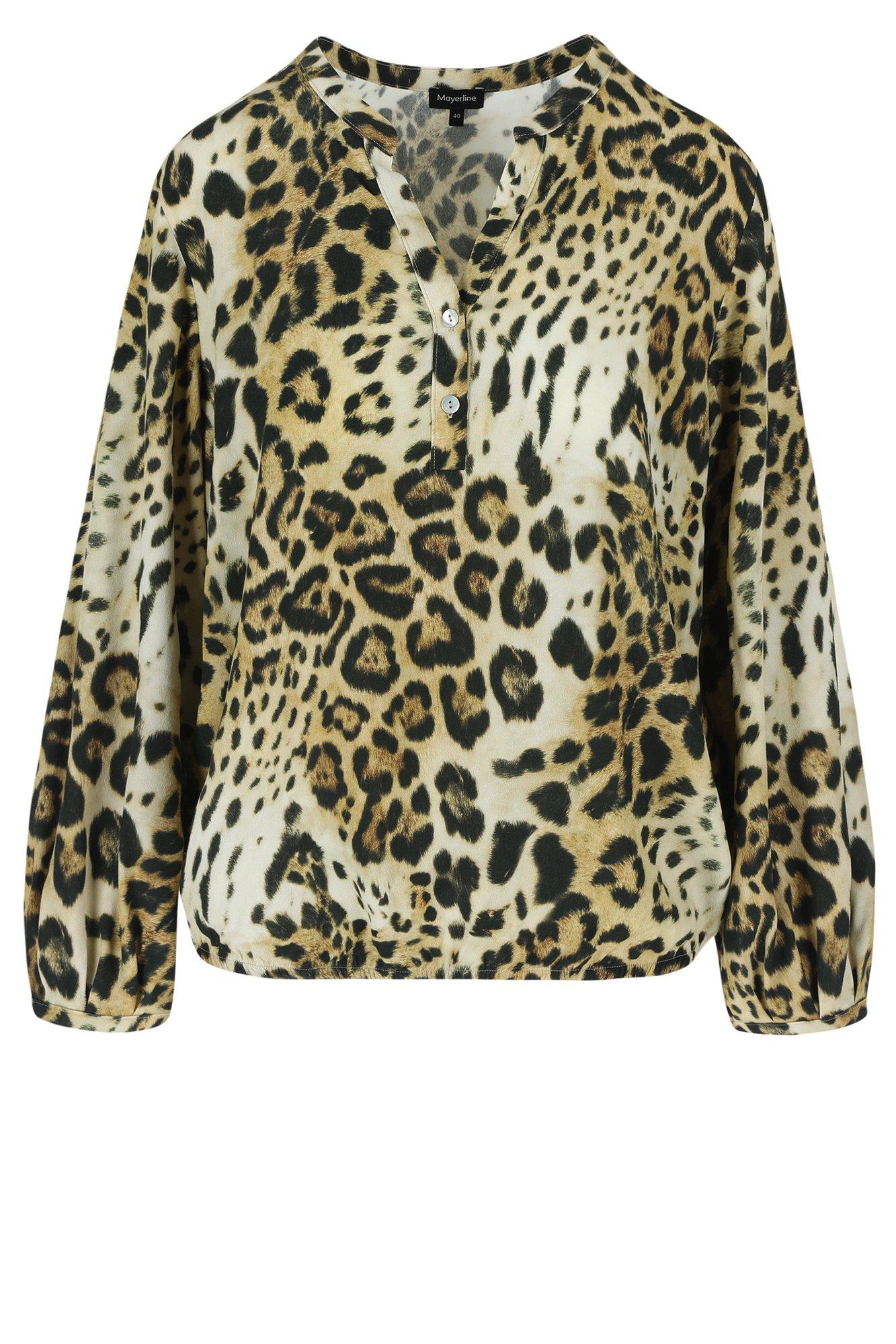 Blouse sur élastique dessin léopard - null - may