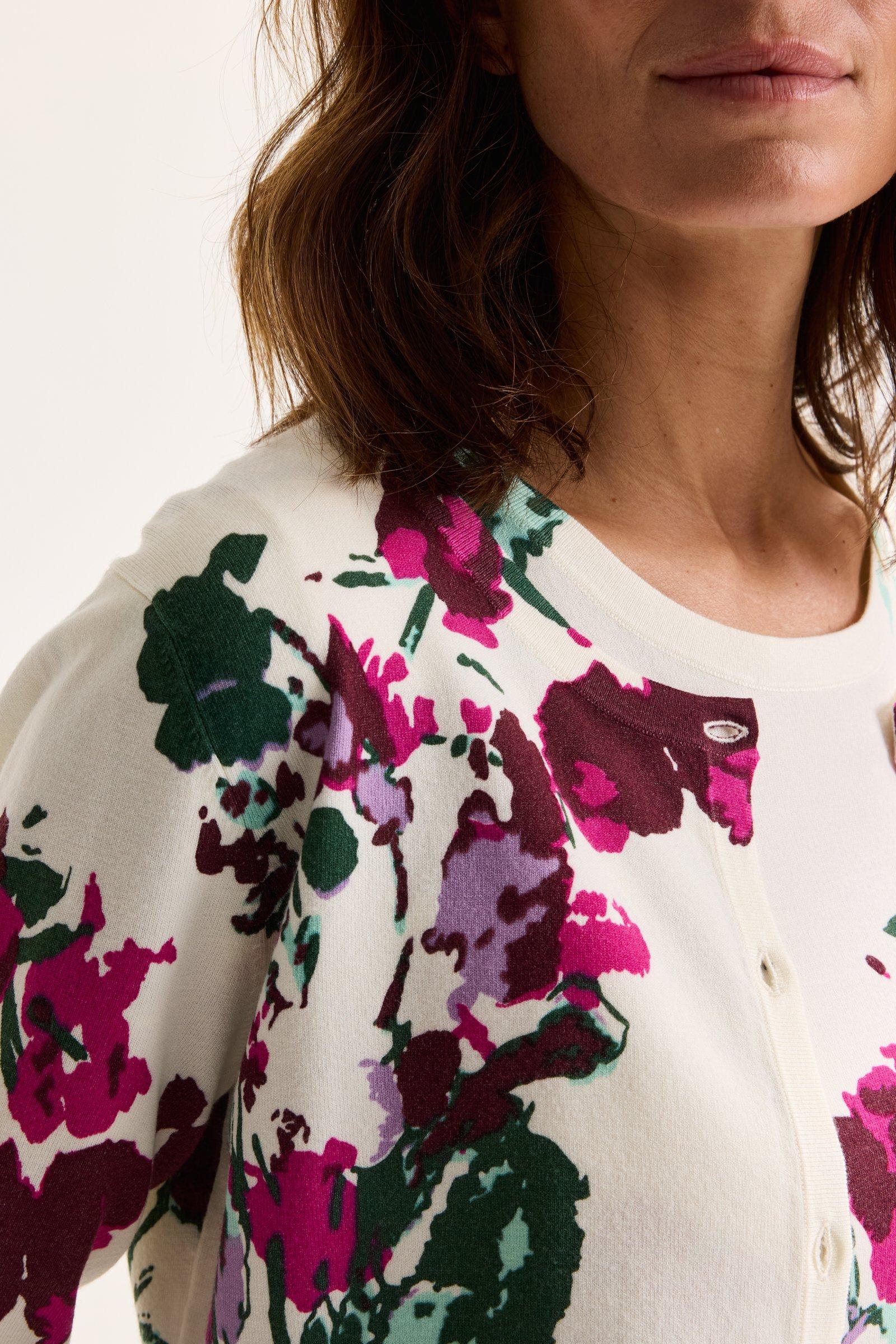 Cardigans - Cardigan fin à imprimé floral