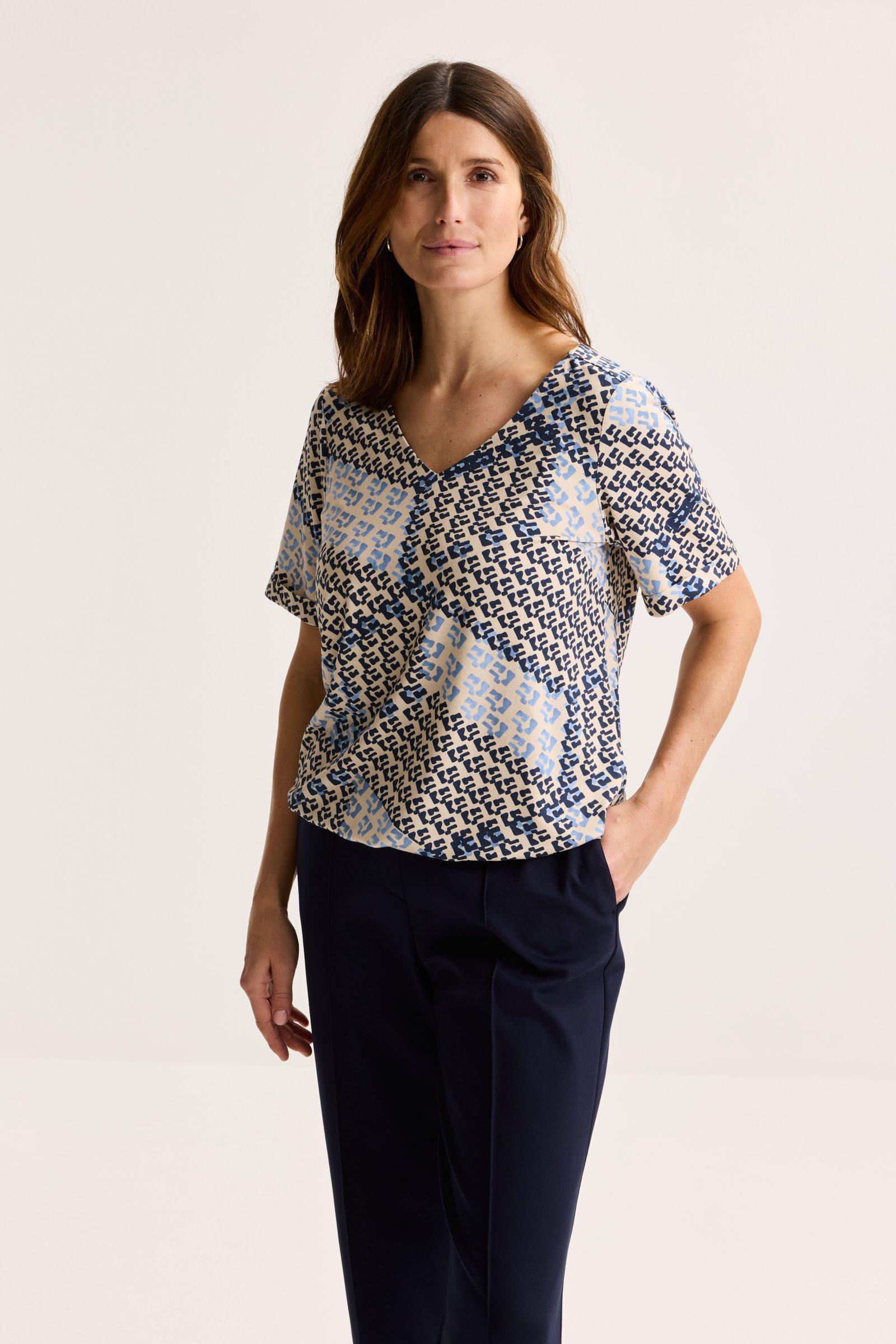 Mayerline Jersey Blouse Op Elastiek