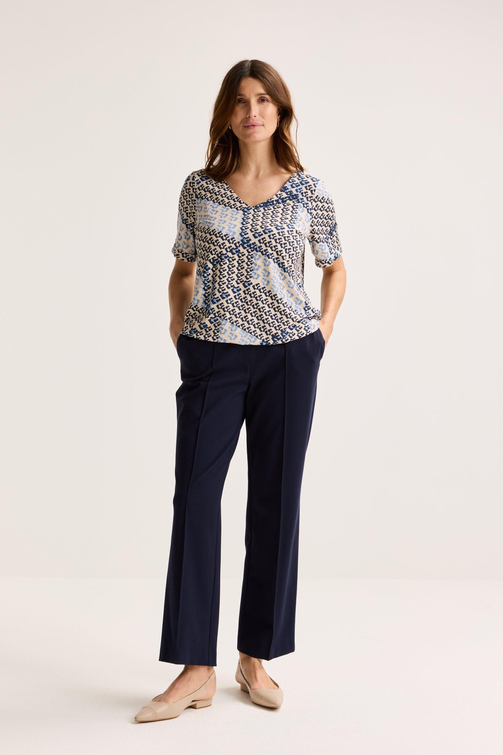 Chemises - Blouse en jersey sur élastique