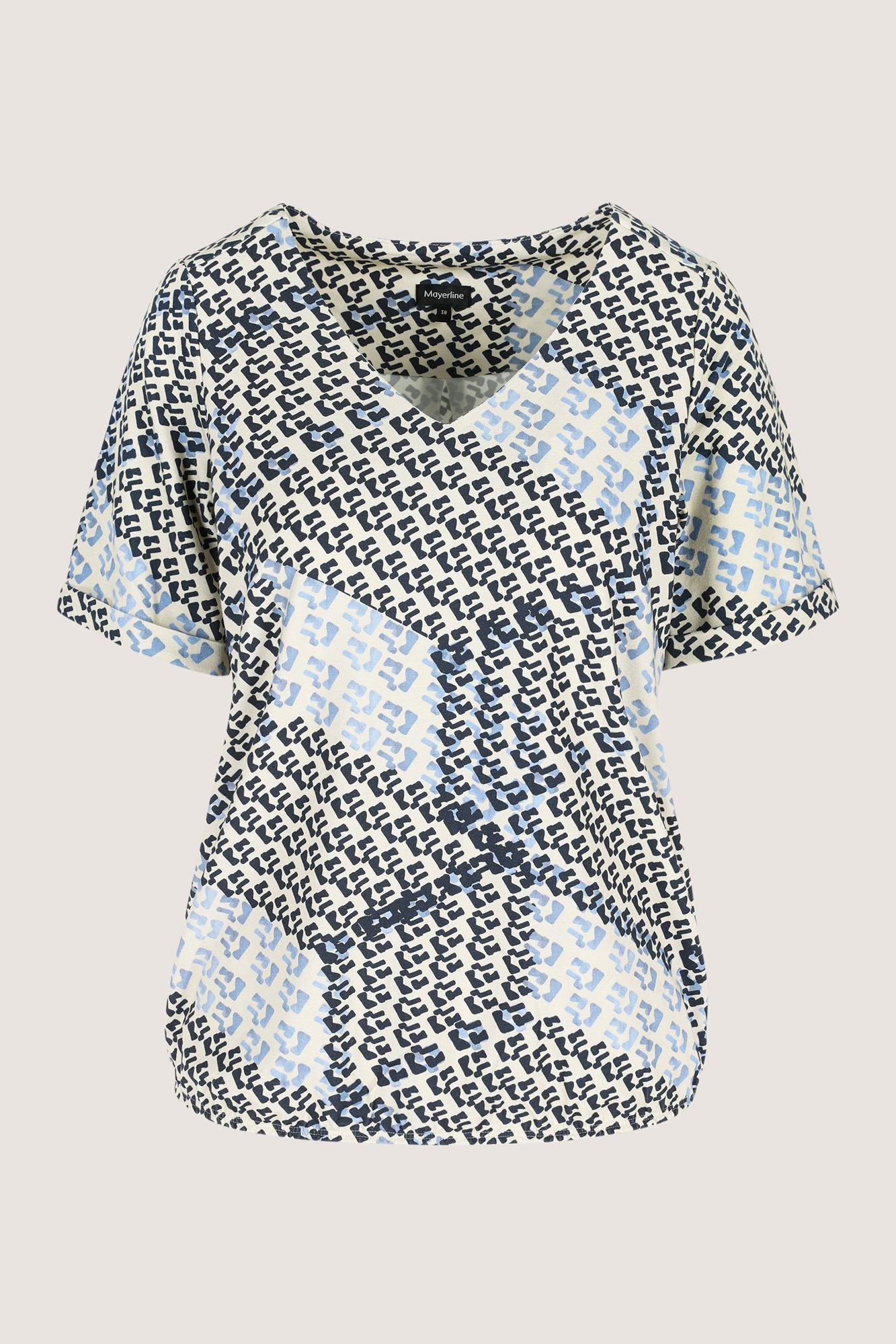 Chemises - Blouse en jersey sur élastique