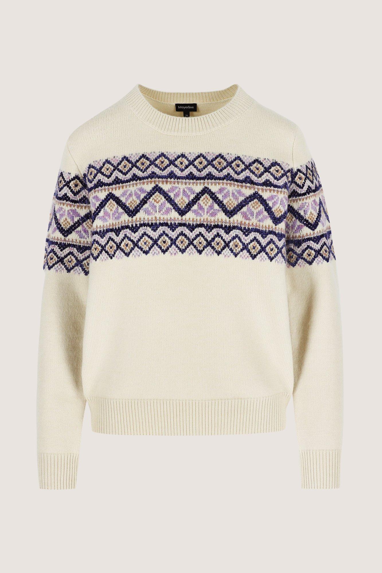 Mayerline Noorse Trui Met Jacquard