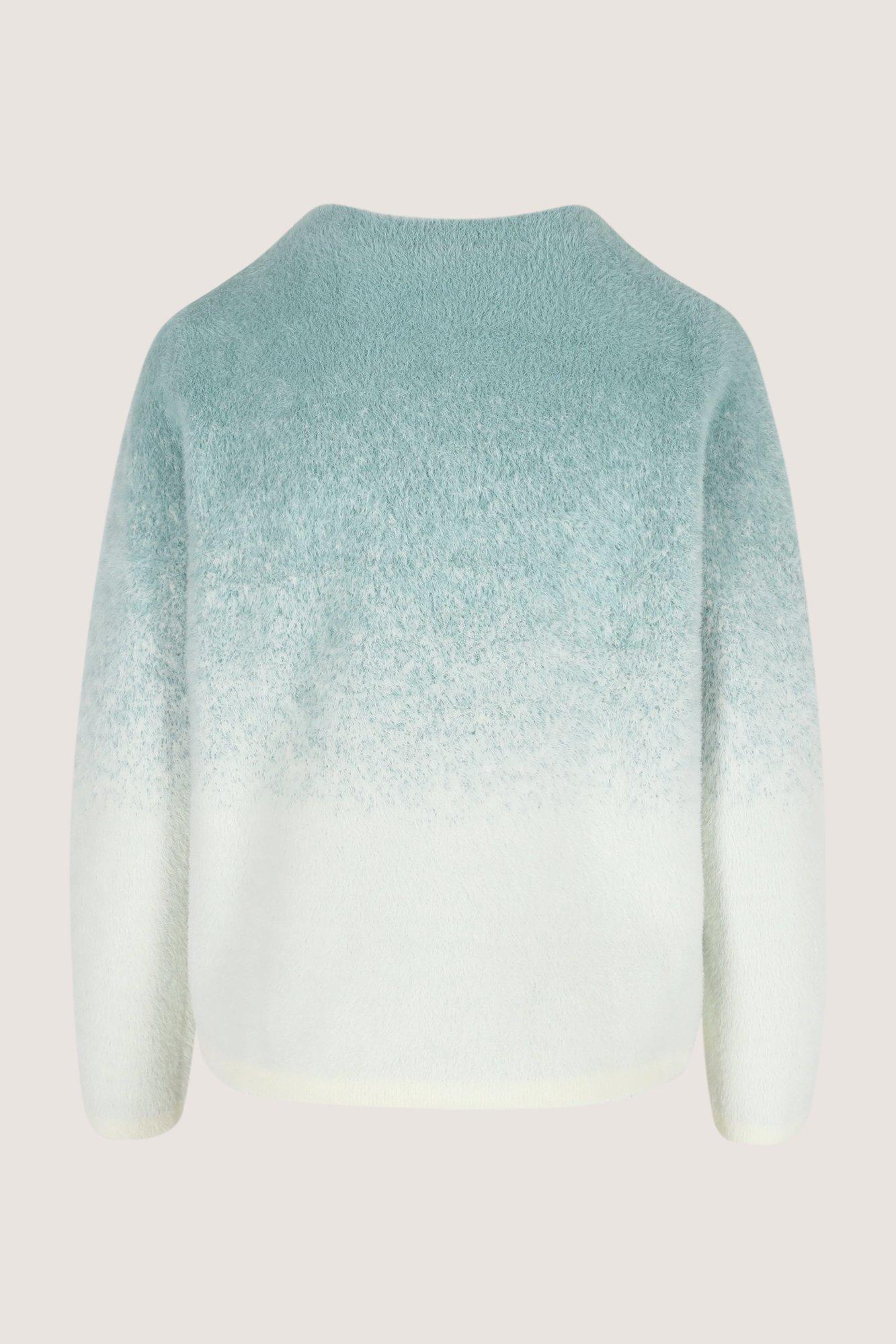 Truien - Dip-dye trui met ronde hals