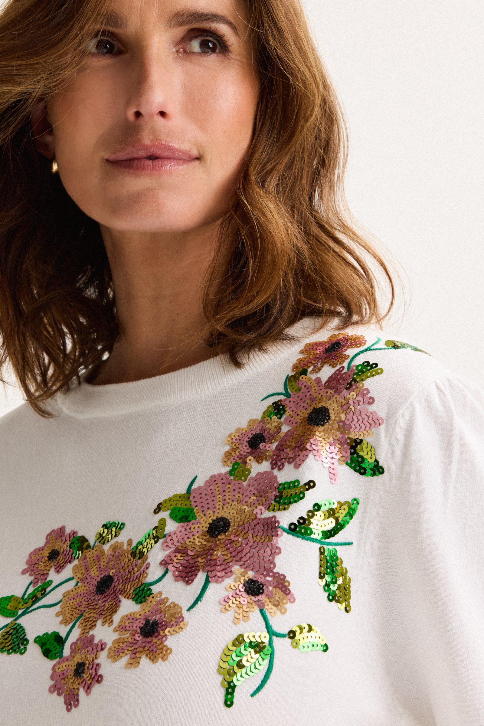 Pulls - Pull avec broderiede sequins