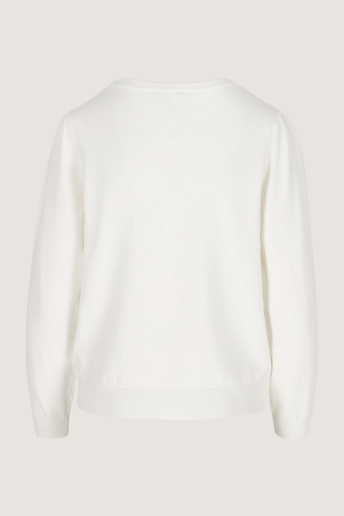 Truien - Fijne trui met paillettenborduurwerk