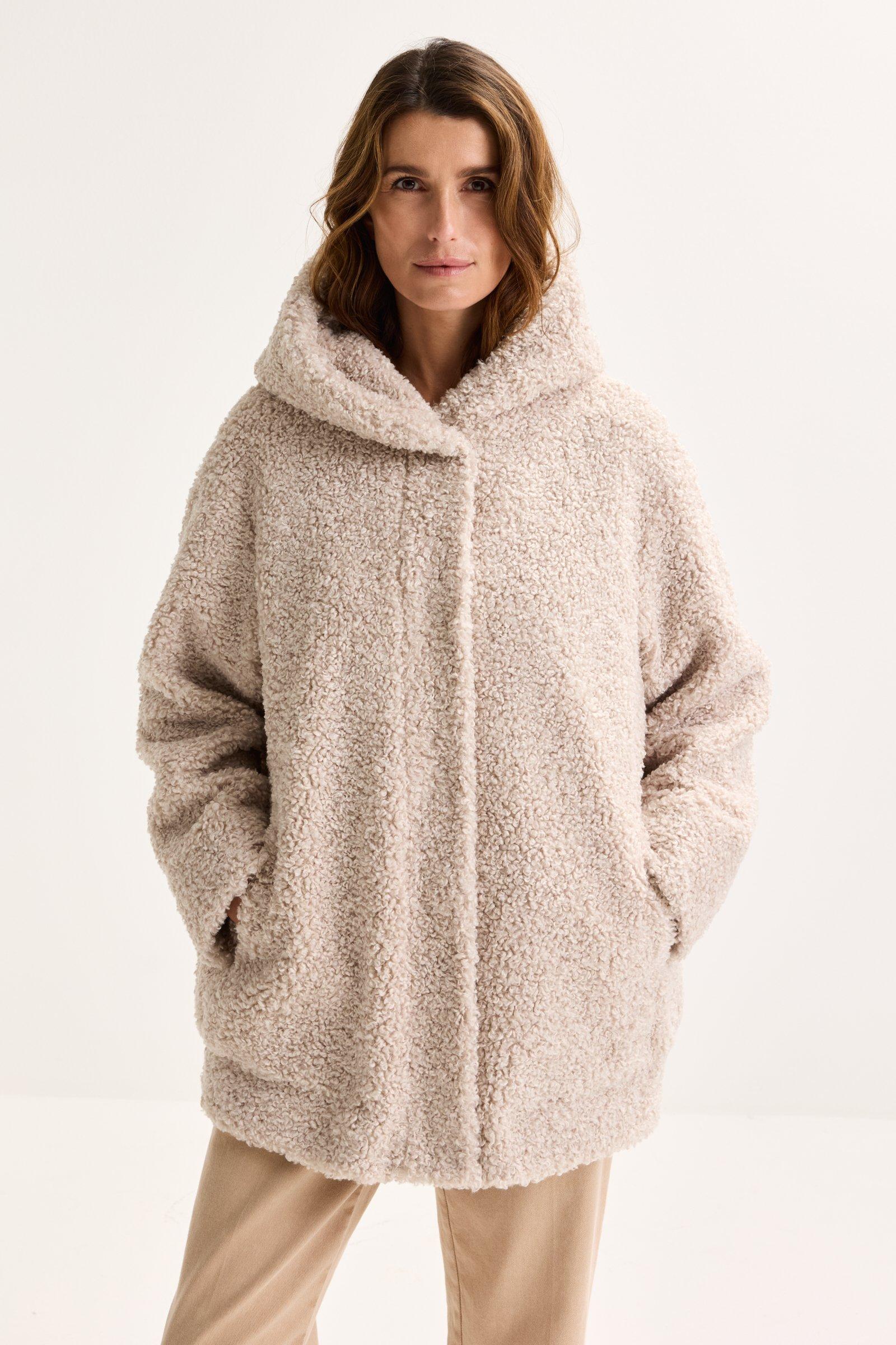 Améline Korte Teddyjas Met Kap