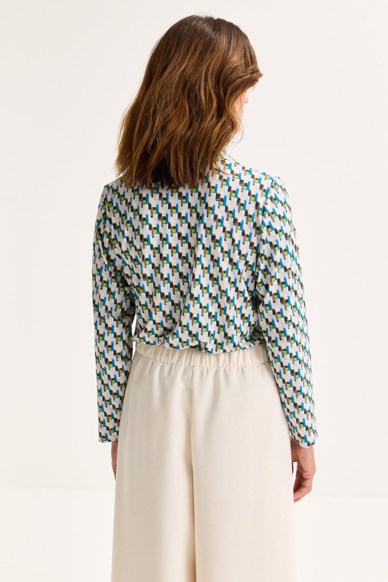 Hemden - Jersey polo met grafische print